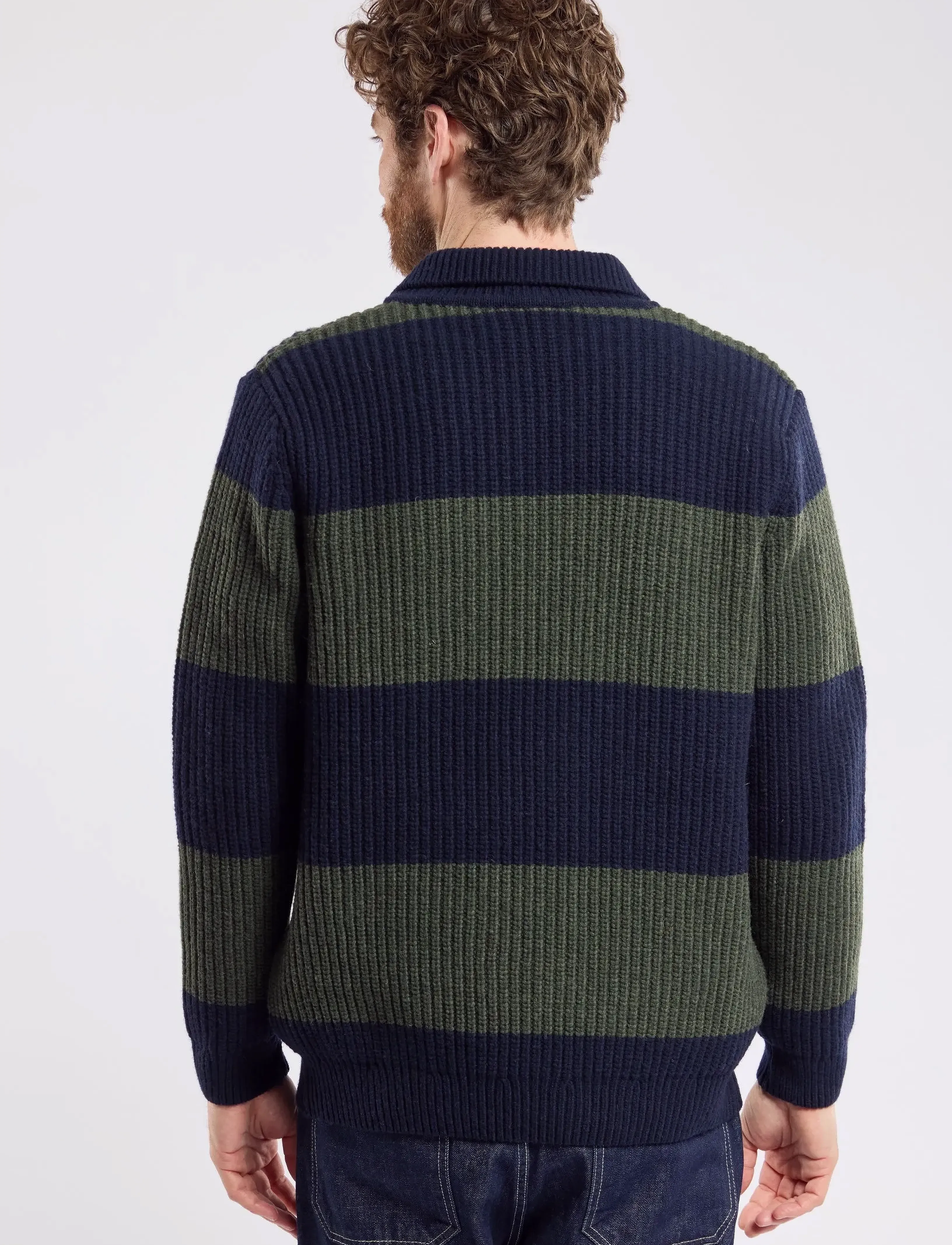 Armor Lux - Sweater Polo neck Héritage - geweven polo's met lange mouwen - navy/chimÉra chinÉ - 5