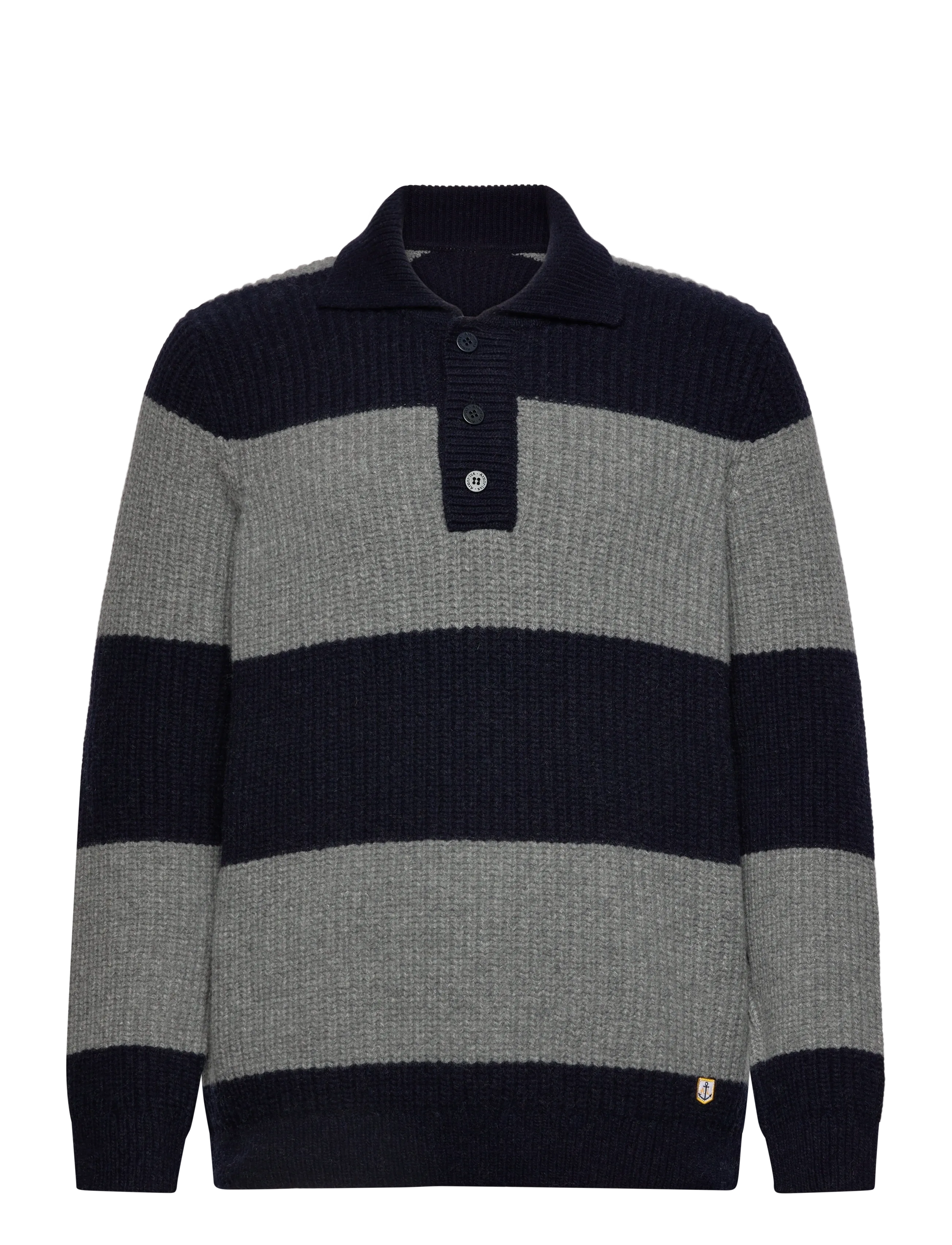 ARMOR LUX Pullover Polo Neck Héritage Patterned - XL - Herren