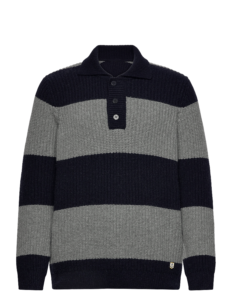 Armor Lux - Sweater Polo neck Héritage - polostrik - navy/slate - 1
