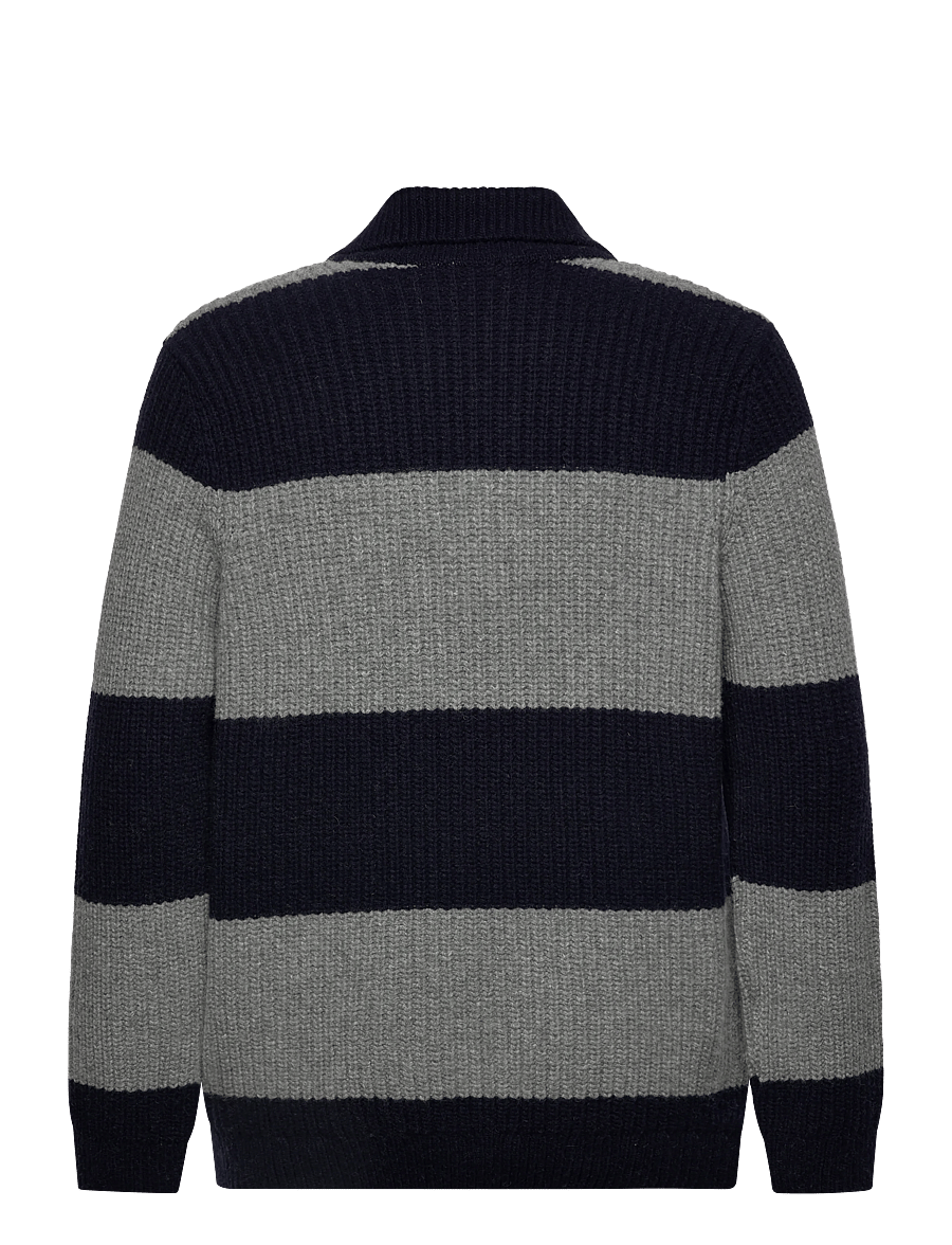 Armor Lux - Sweater Polo neck Héritage - pikkade varrukatega kootud polod - navy/slate - 2