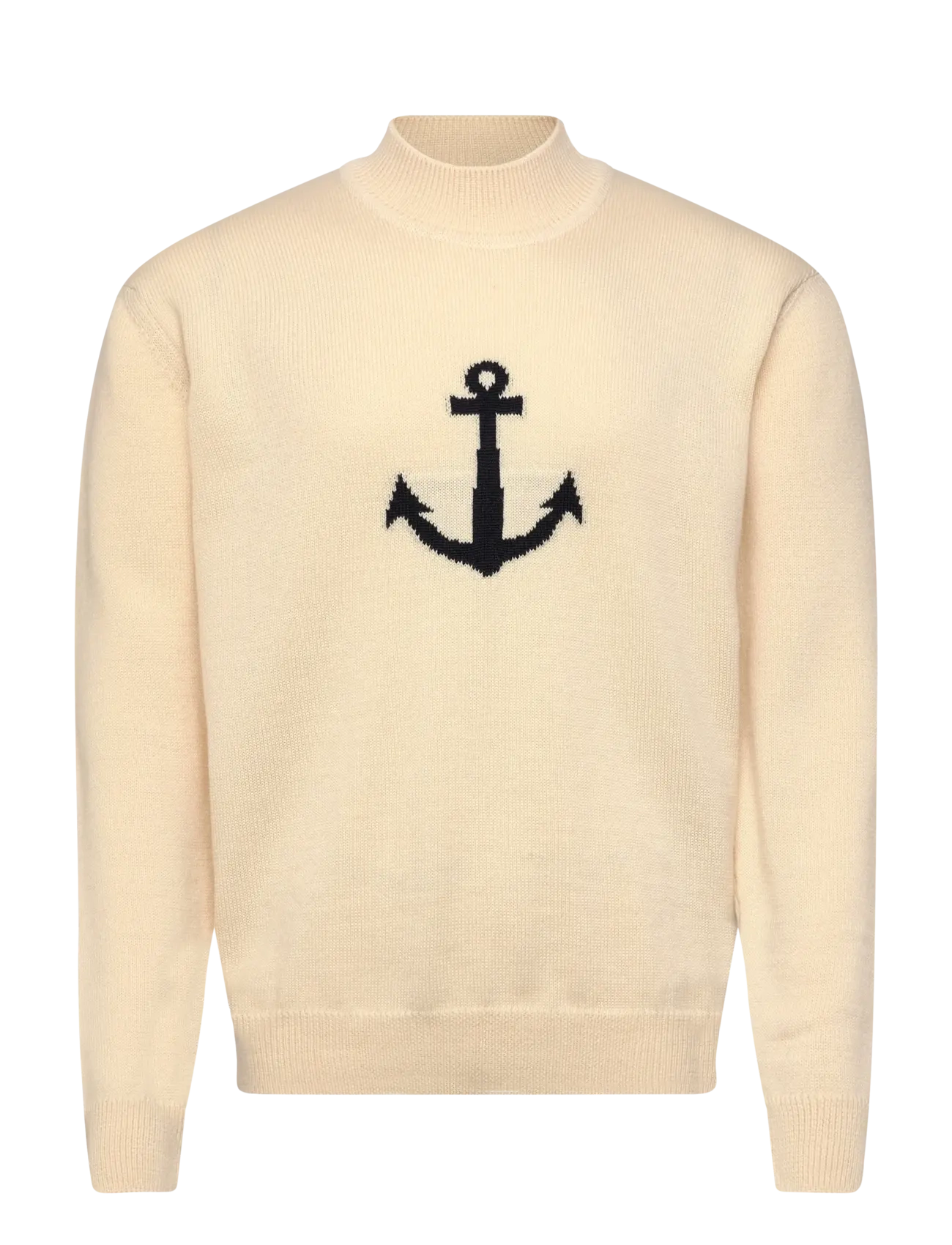 ARMOR LUX Pullover Stand Up Collar Héritage Cream - M - Herren