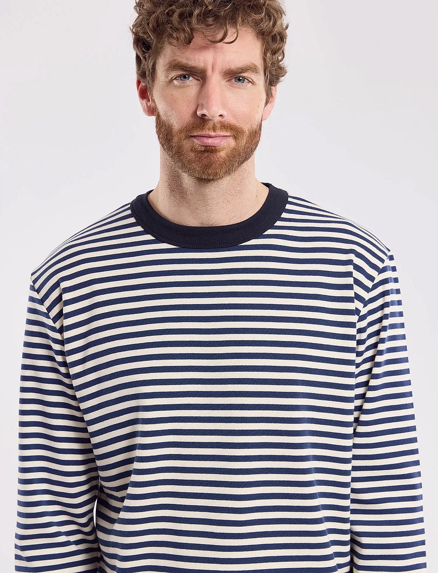 Armor Lux - Longsleeved T-Shirt Héritage - marine deep/milk - 3