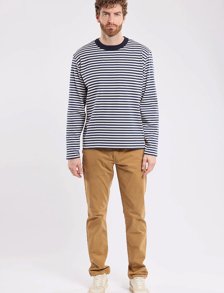 Armor Lux - Longsleeved T-Shirt Héritage - marine deep/milk - 4