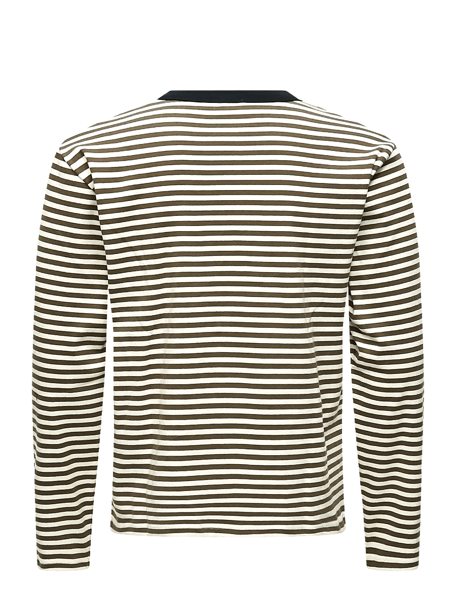 Armor Lux - Longsleeved T-Shirt Héritage - langærmede t-shirts - olive/milk - 2