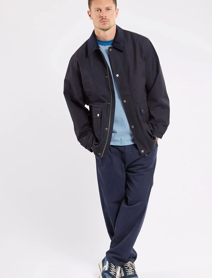 Armor Lux - Heritage Lined Canvas Jacket - leichte jacken - rich navy - 0