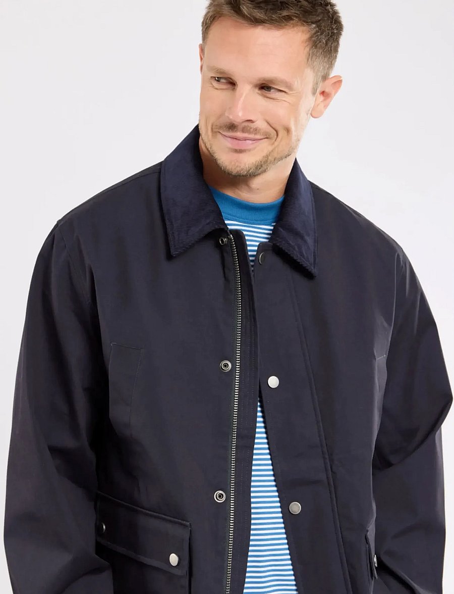 Armor Lux - Heritage Lined Canvas Jacket - leichte jacken - rich navy - 4