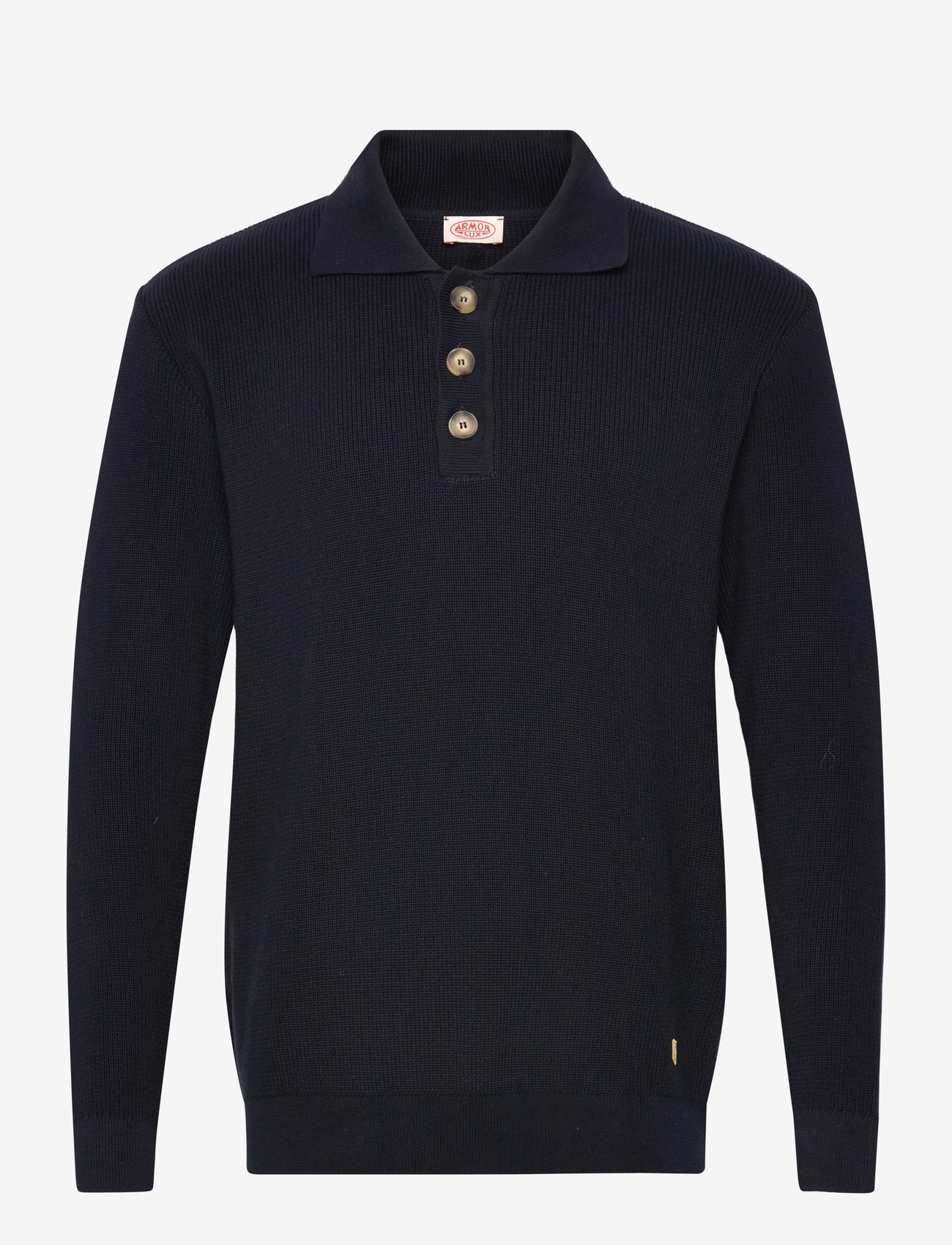 Armor Lux - Heritage polo neck jumper - gestrickte polohemden - marine deep - 1