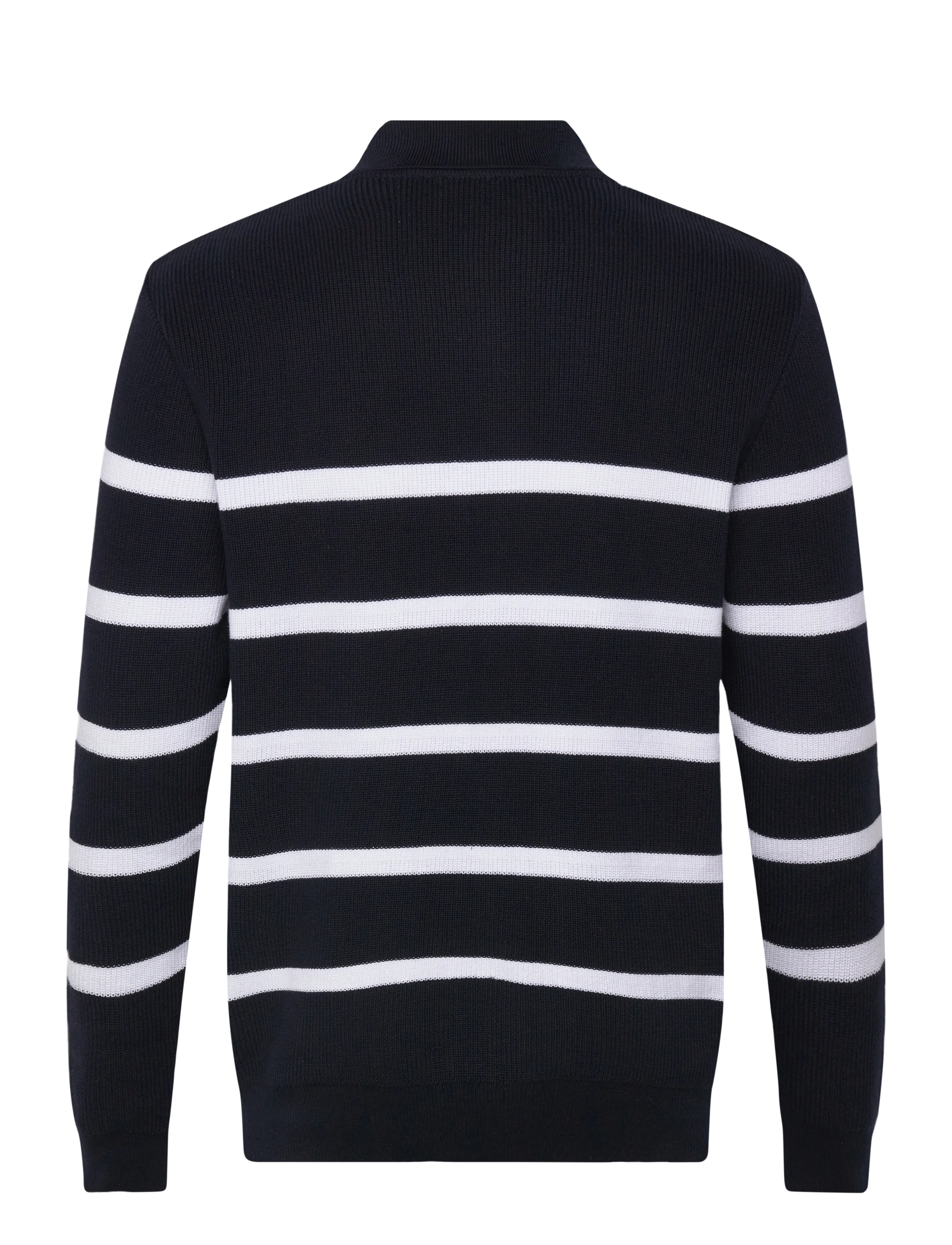 Armor Lux - Heritage polo neck jumper - langärmelige gestrickte polohemden - marine deep / white - 2