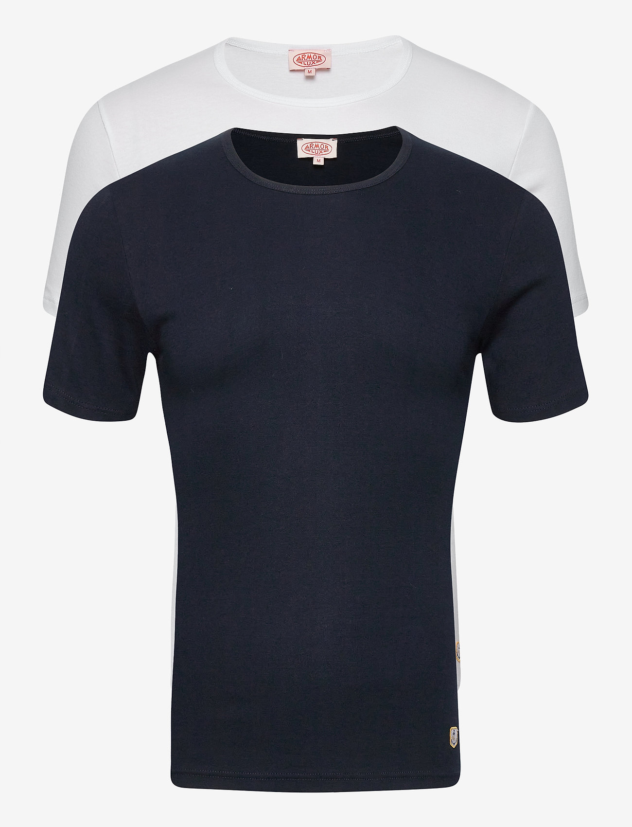 Armor Lux - Pack of 2 T-Shirts Héritage - white/navy - 0