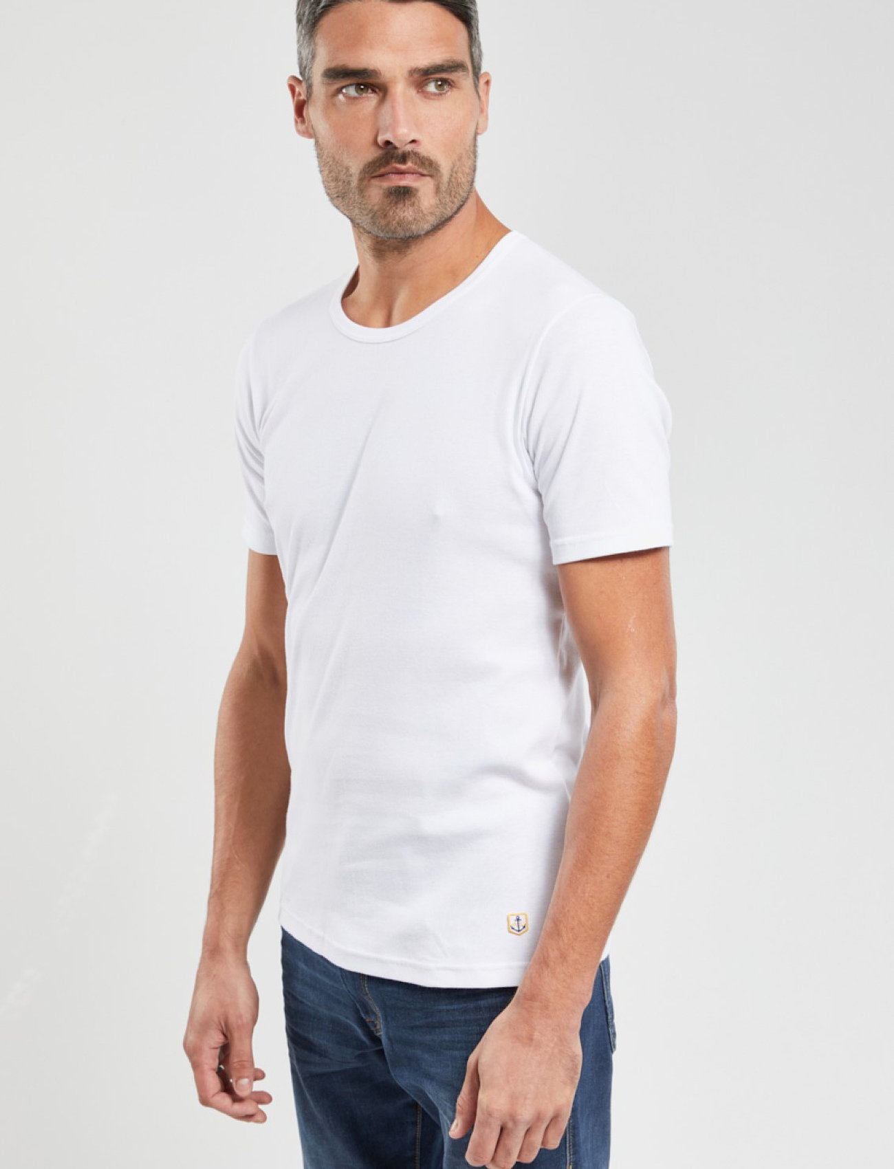 Armor Lux - Pack of 2 T-Shirts Héritage - white/navy - 5