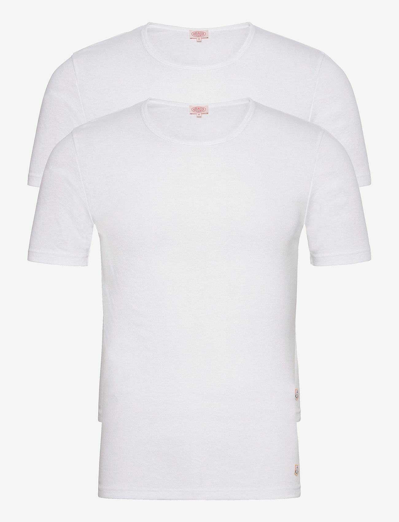 Armor Lux - Pack of 2 T-shirts Héritage - t-krekli ar īsām piedurknēm - white/white - 0