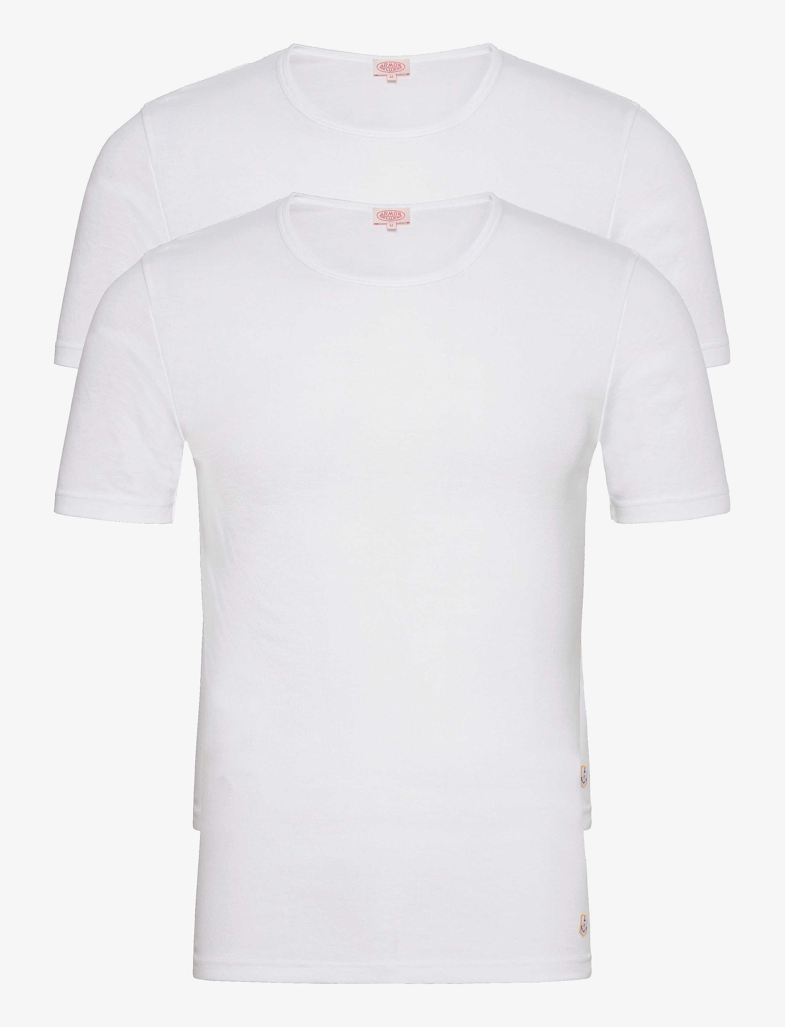 Pack of 2 T-Shirts Héritage - WHITE/WHITE