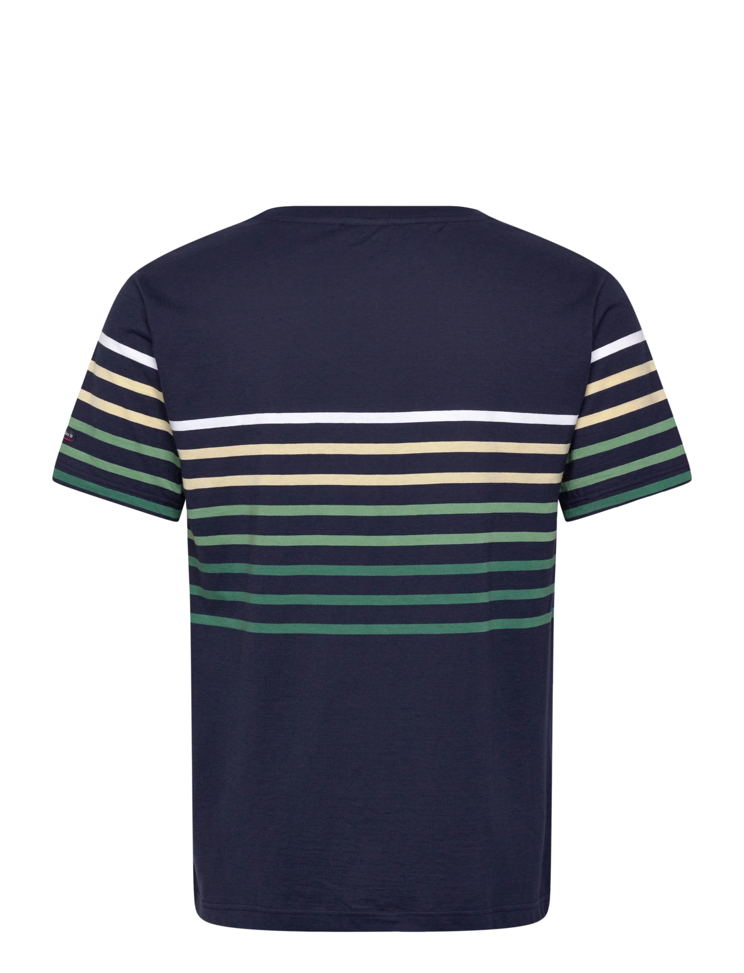 Armor Lux - Placed Striped T-Shirt - kortærmede t-shirts - marine deep/multicol e26 - 2
