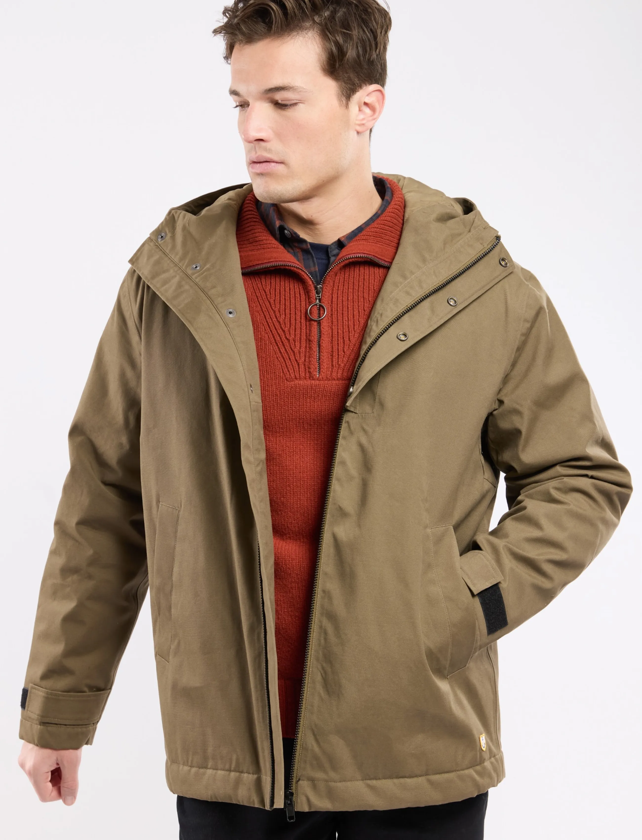 Armor Lux - Heritage Hooded Parka - olive - 4