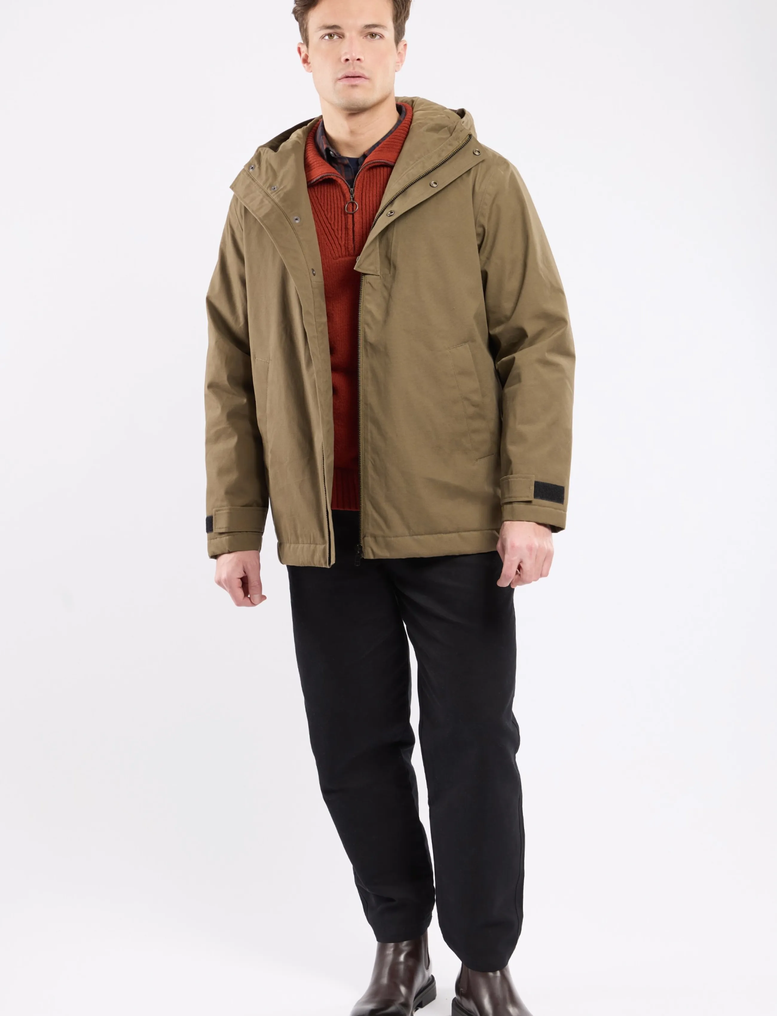 Armor Lux Heritage Hooded Parka vinterjackor herr – bild 5