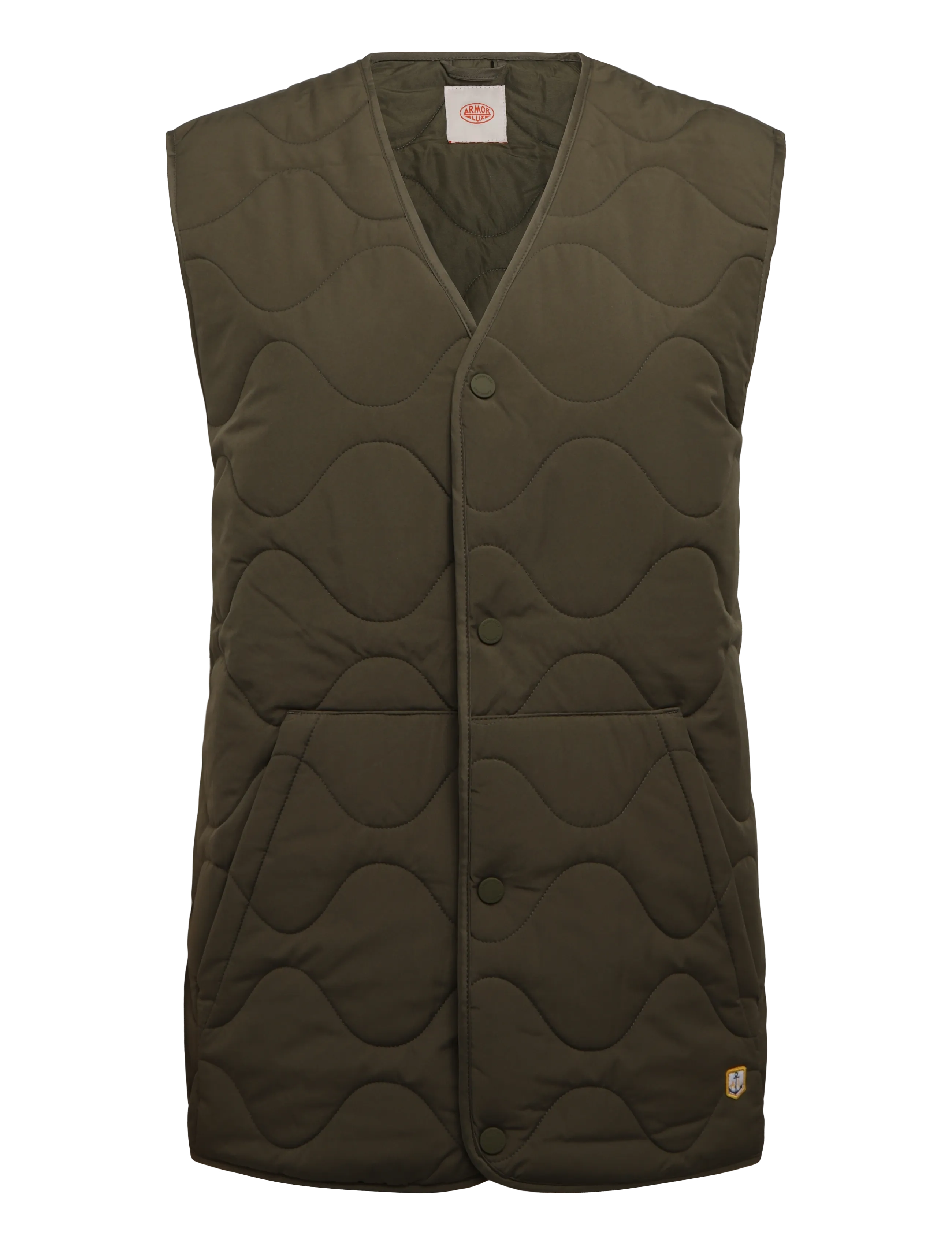 Armor Lux - Heritage Sleeveless Puffer - westen - olive - 1