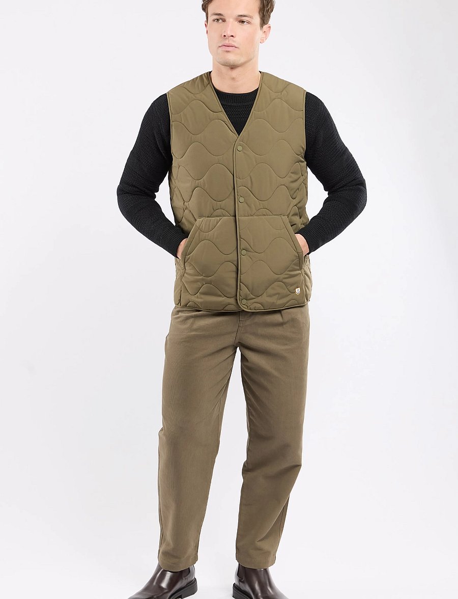 Armor Lux - Heritage Sleeveless Puffer - westen - olive - 4