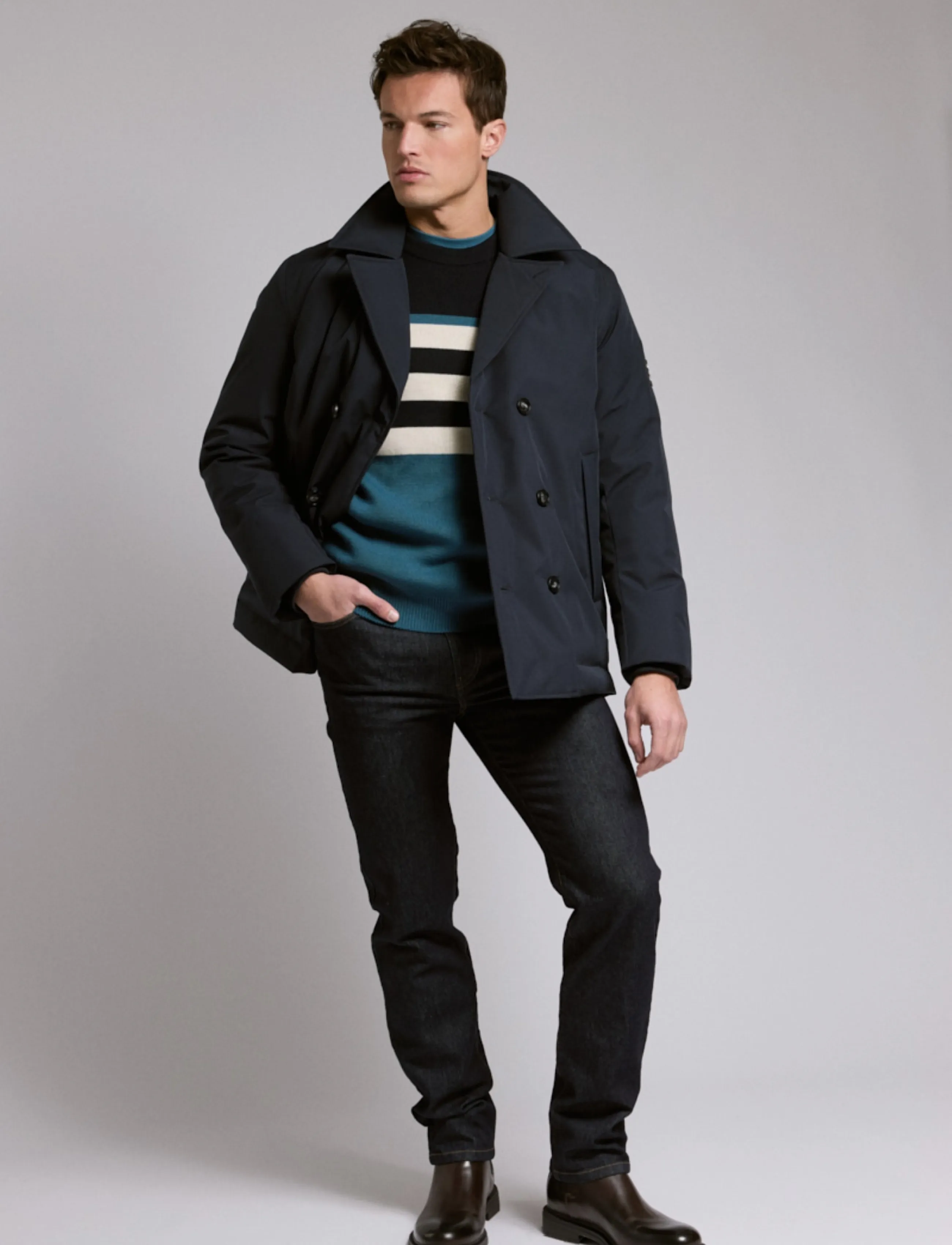 Armor Lux Heritage Nylon Peacoat - Nach Anlass kaufen - MARINE DEEP / navy