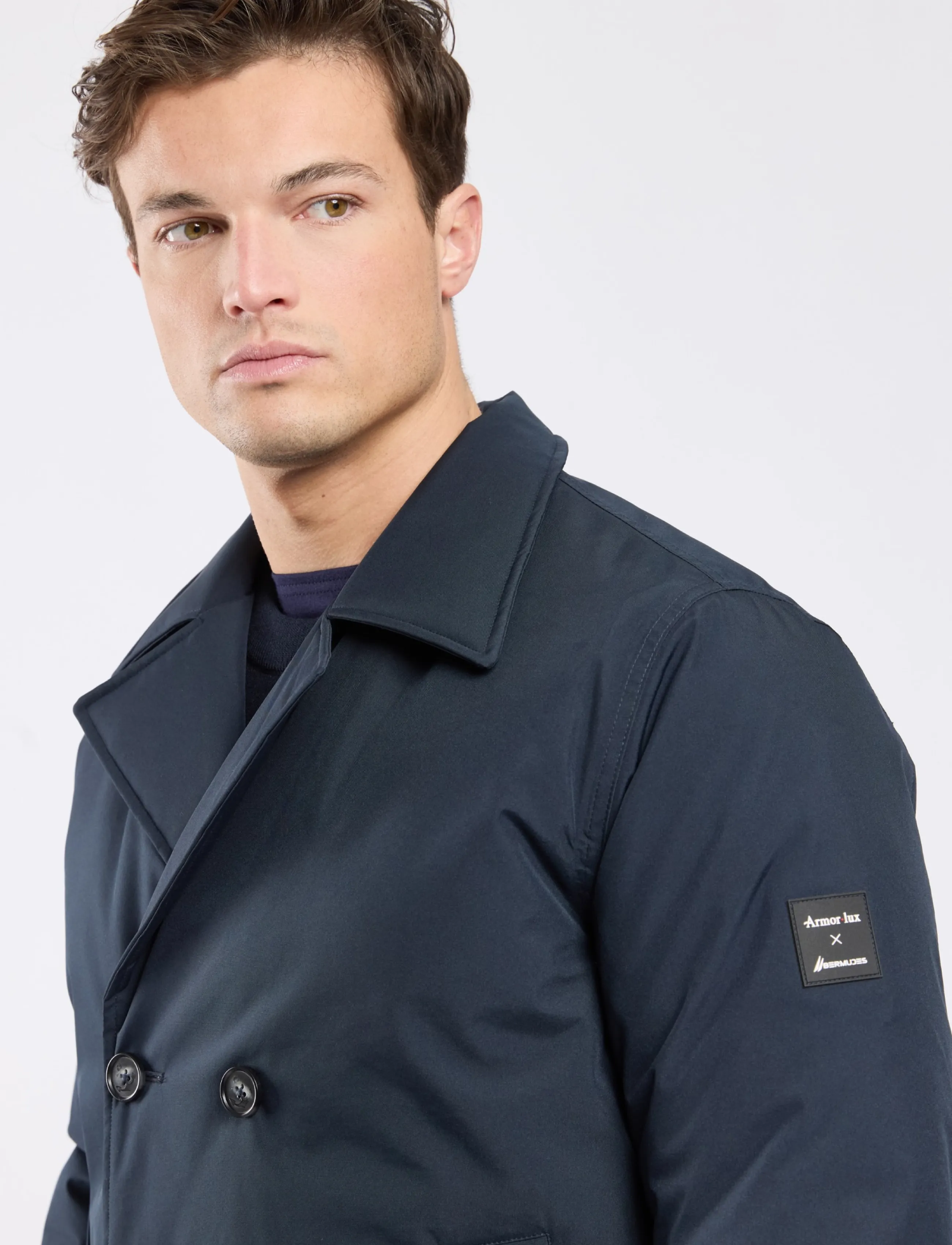 Armor Lux - Heritage Nylon Peacoat - daunenjacken - marine deep - 4