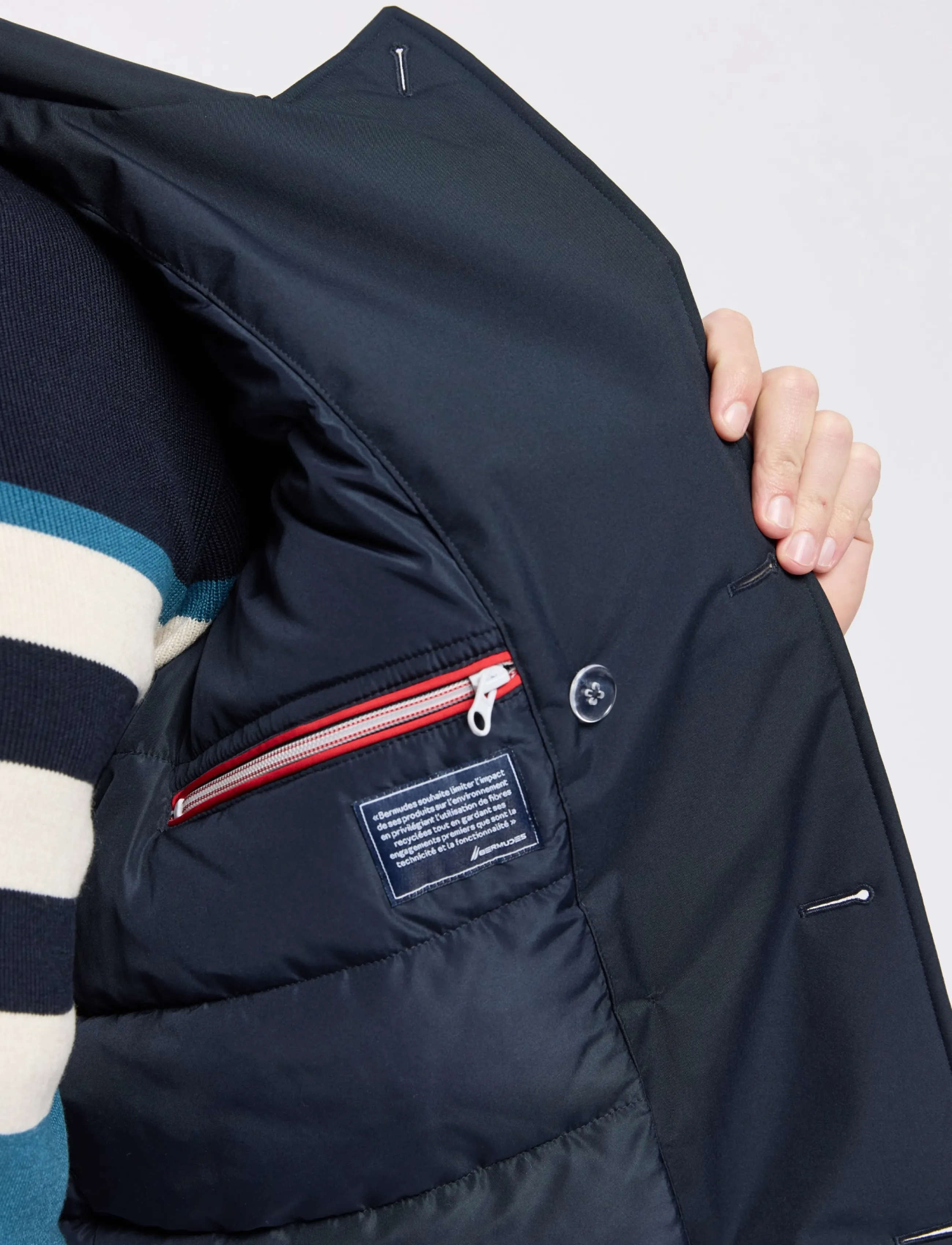 Armor Lux Heritage Nylon Peacoat jackor herr – bild 6