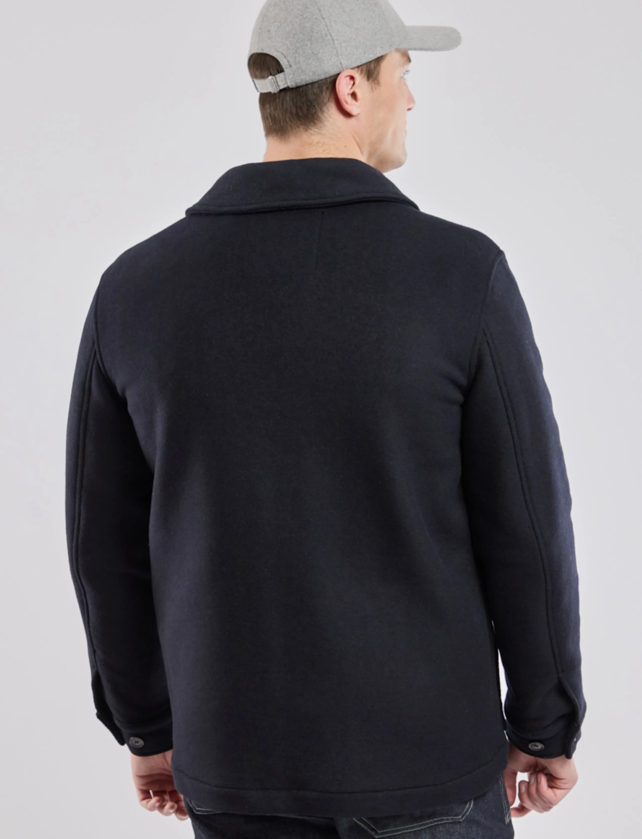 Armor Lux - Heritage jacket - rich navy/carreaux ketchup - 3
