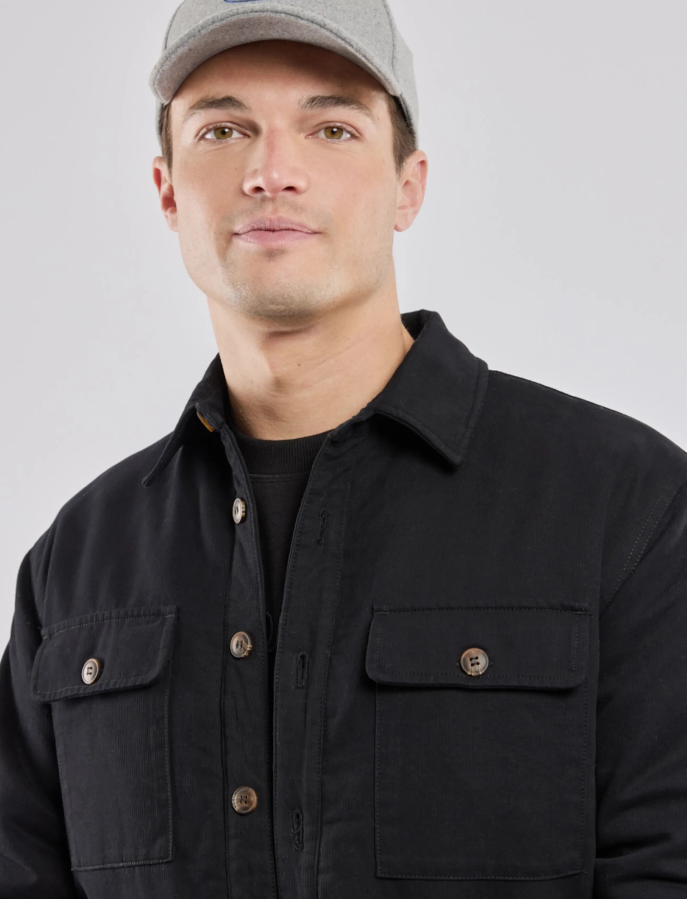 Armor Lux - Quilted Overshirt - black - 4
