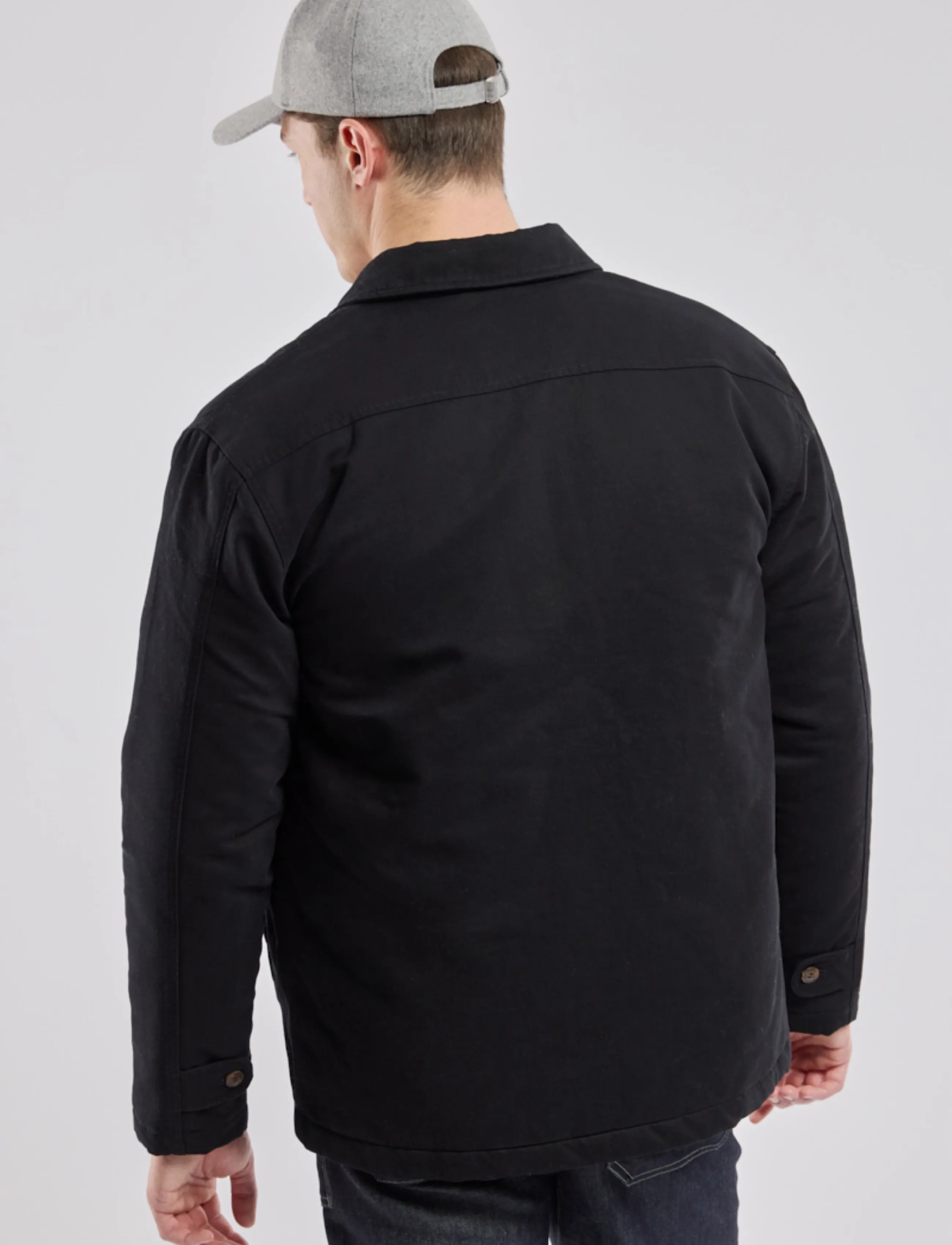 Armor Lux - Quilted Overshirt - black - 5