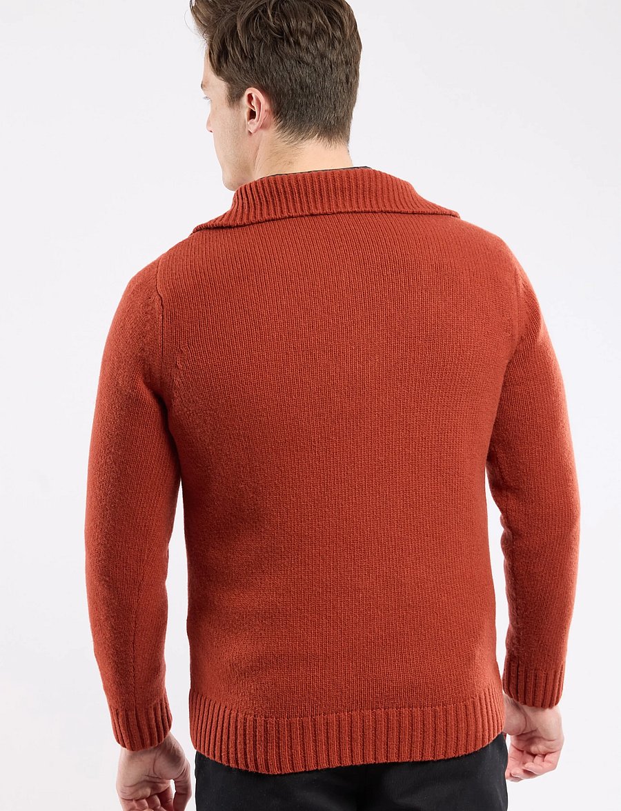 Armor Lux - Trucker Sweater - half zip jumpers - ketchup chinÉ - 4