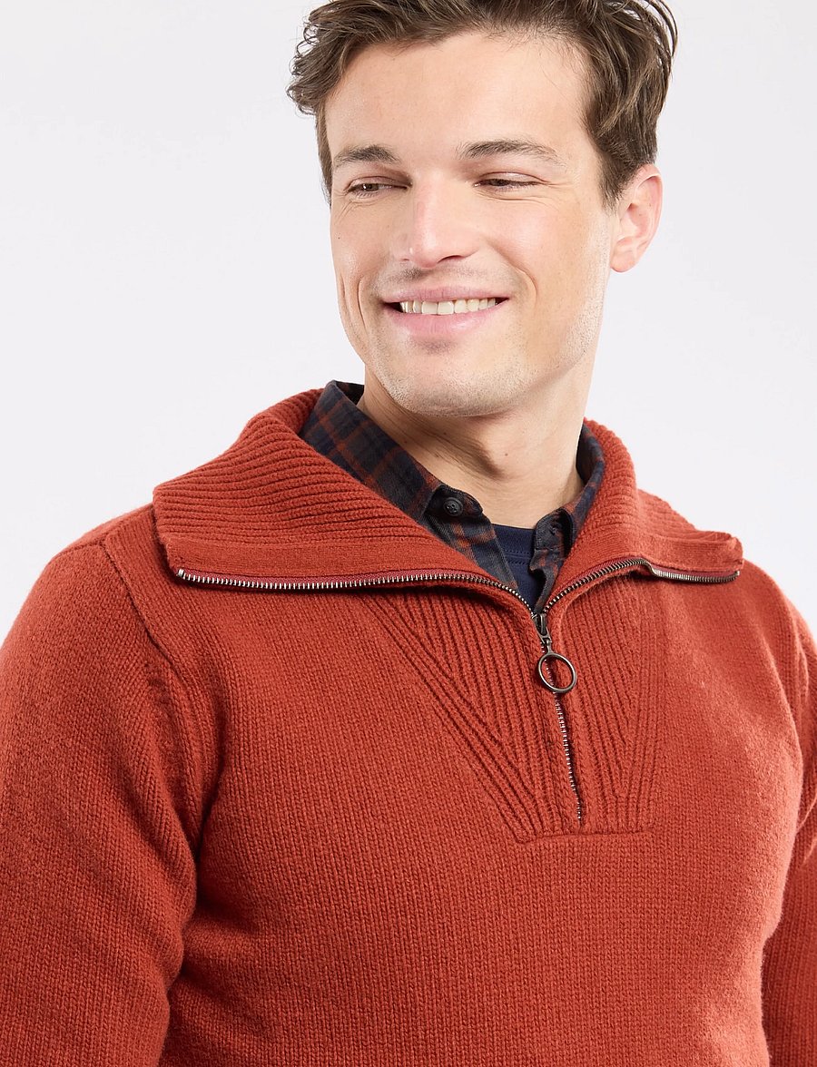 Armor Lux - Trucker Sweater - half zip jumpers - ketchup chinÉ - 5