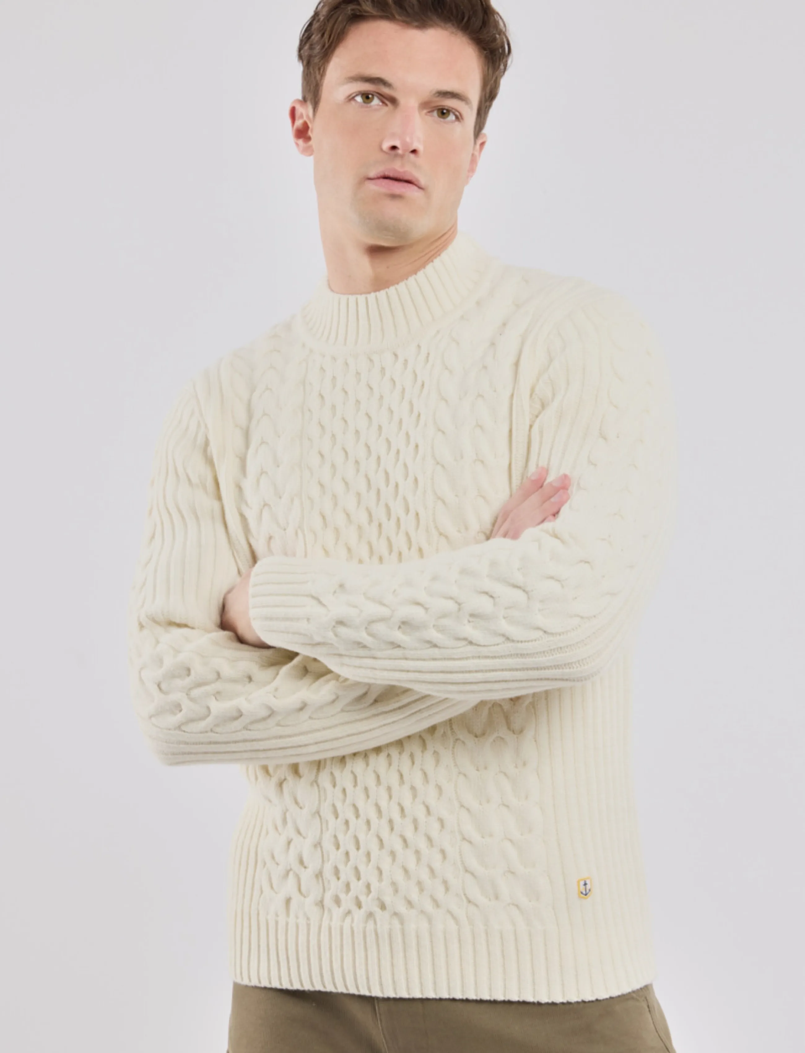 Armor Lux - Irish sweater - round necks - nature - 0