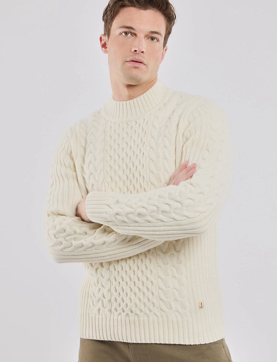 Armor Lux - Irish sweater - round necks - nature - 0