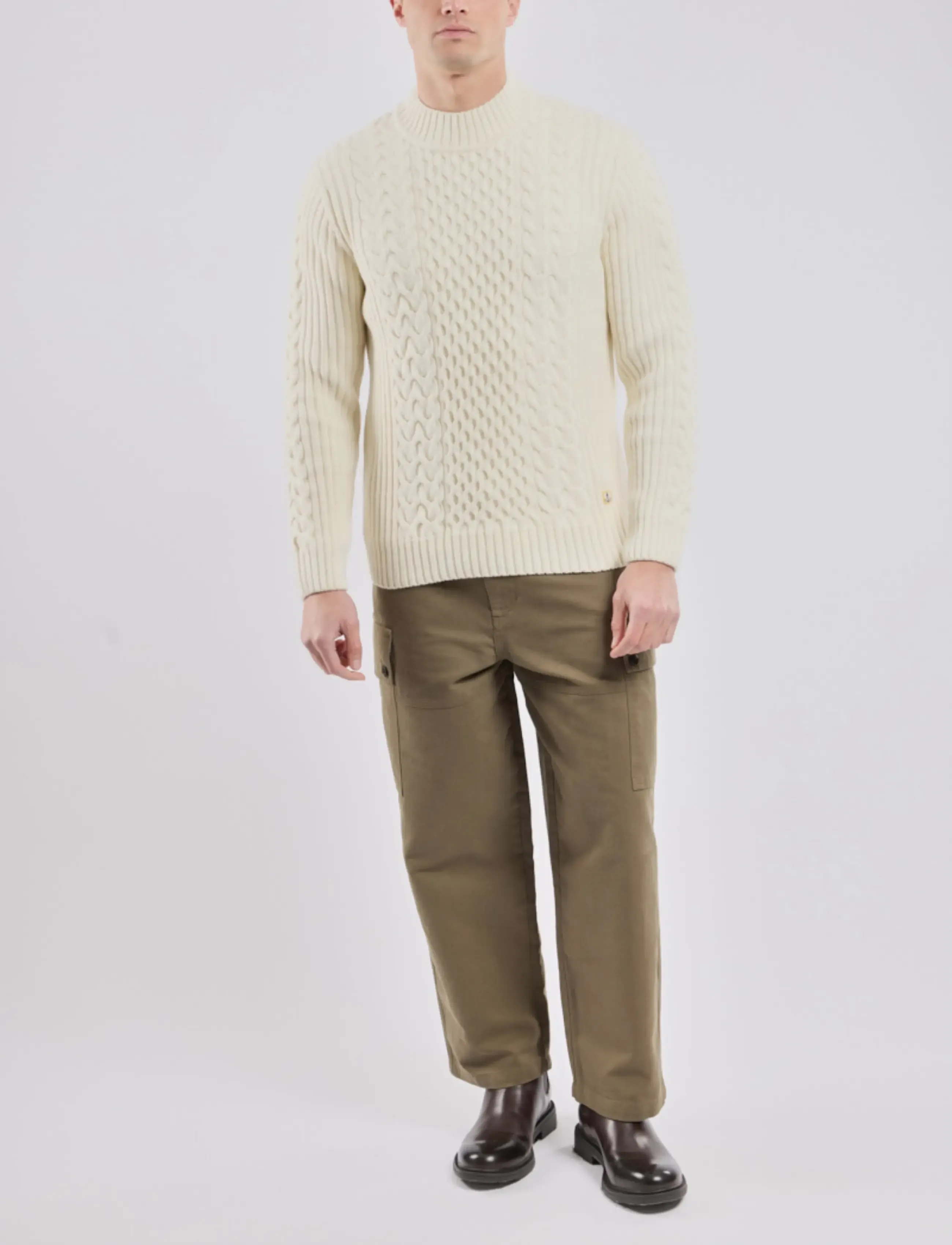 Armor Lux - Irish sweater - round necks - nature - 3