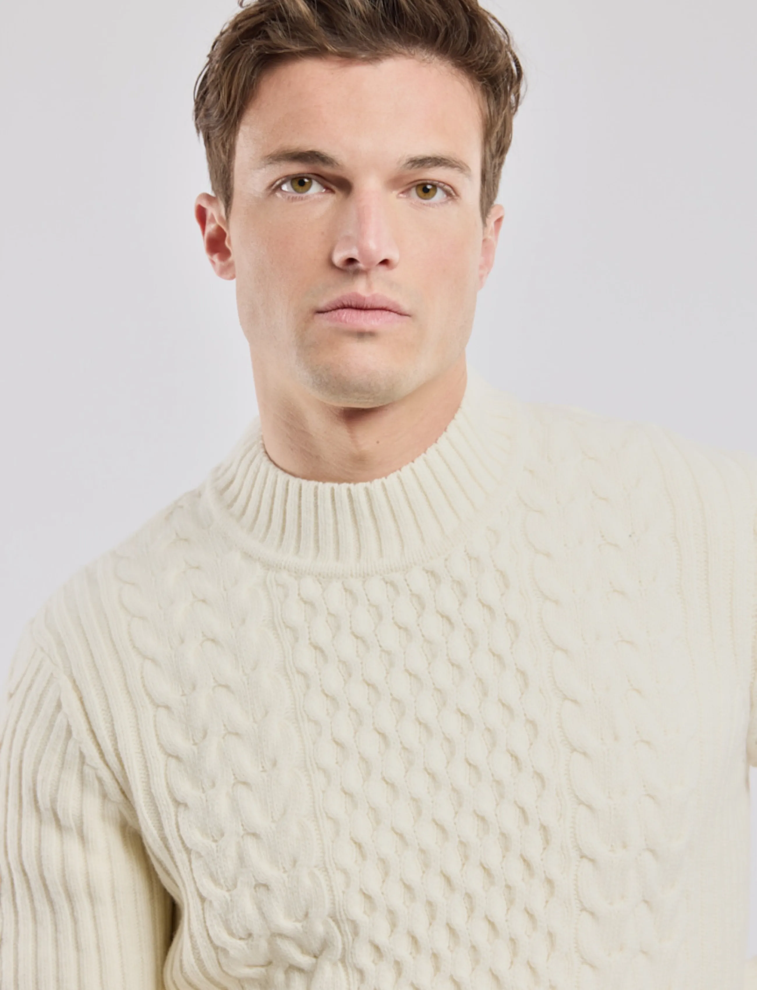 Armor Lux Irish Sweater stickade tröjor herr – bild 3