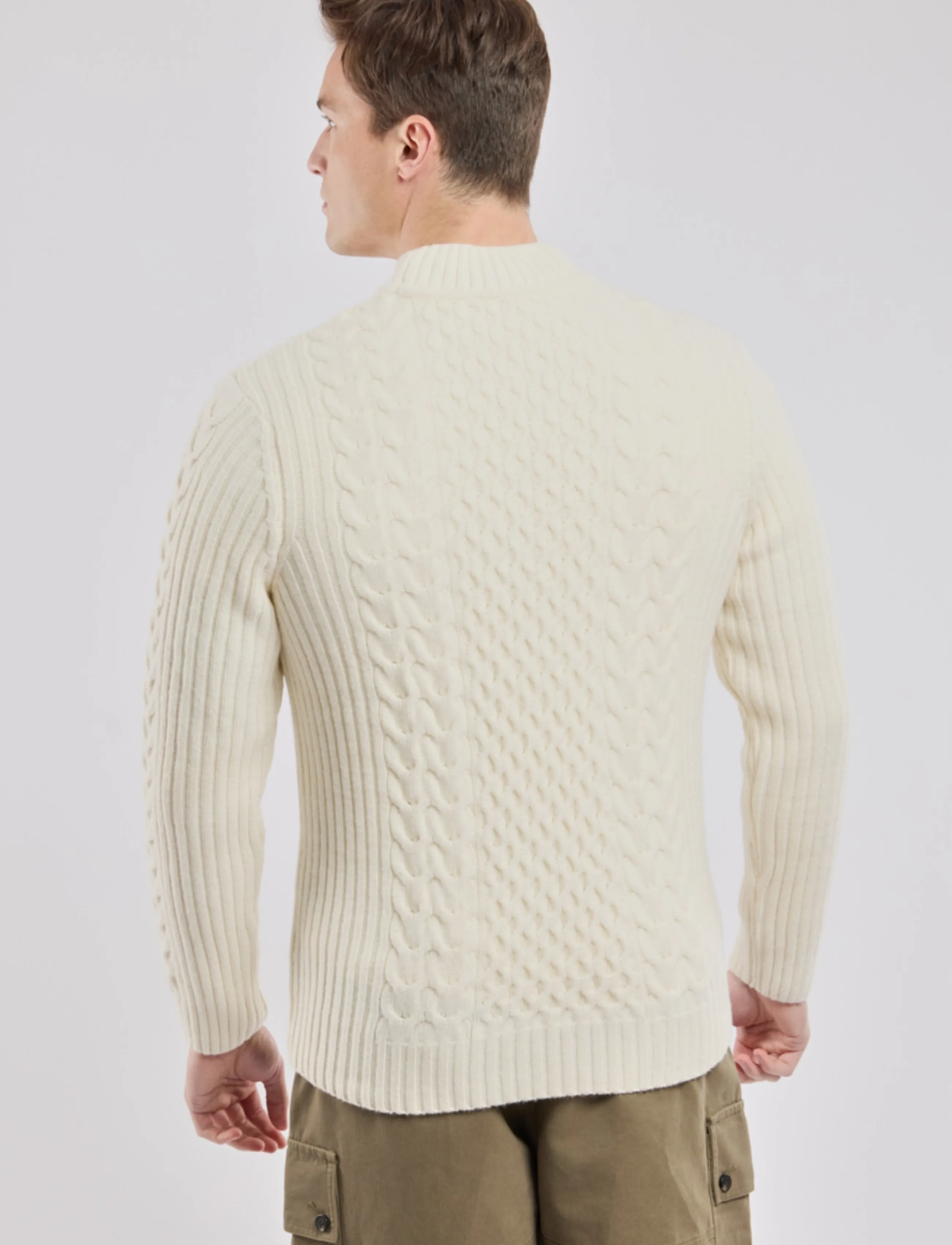 Armor Lux Irish Sweater stickade tröjor herr – bild 4