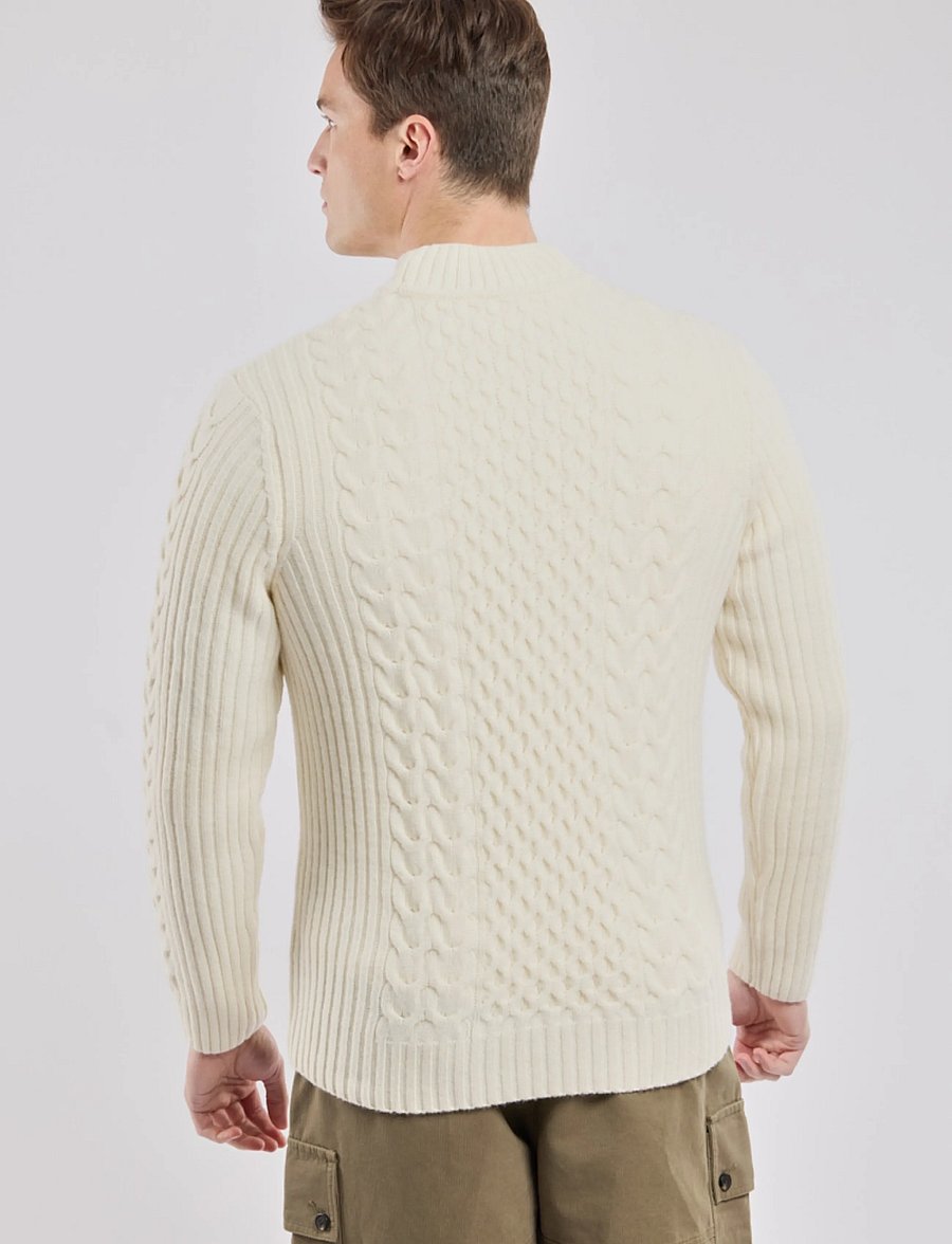Armor Lux - Irish sweater - round necks - nature - 5