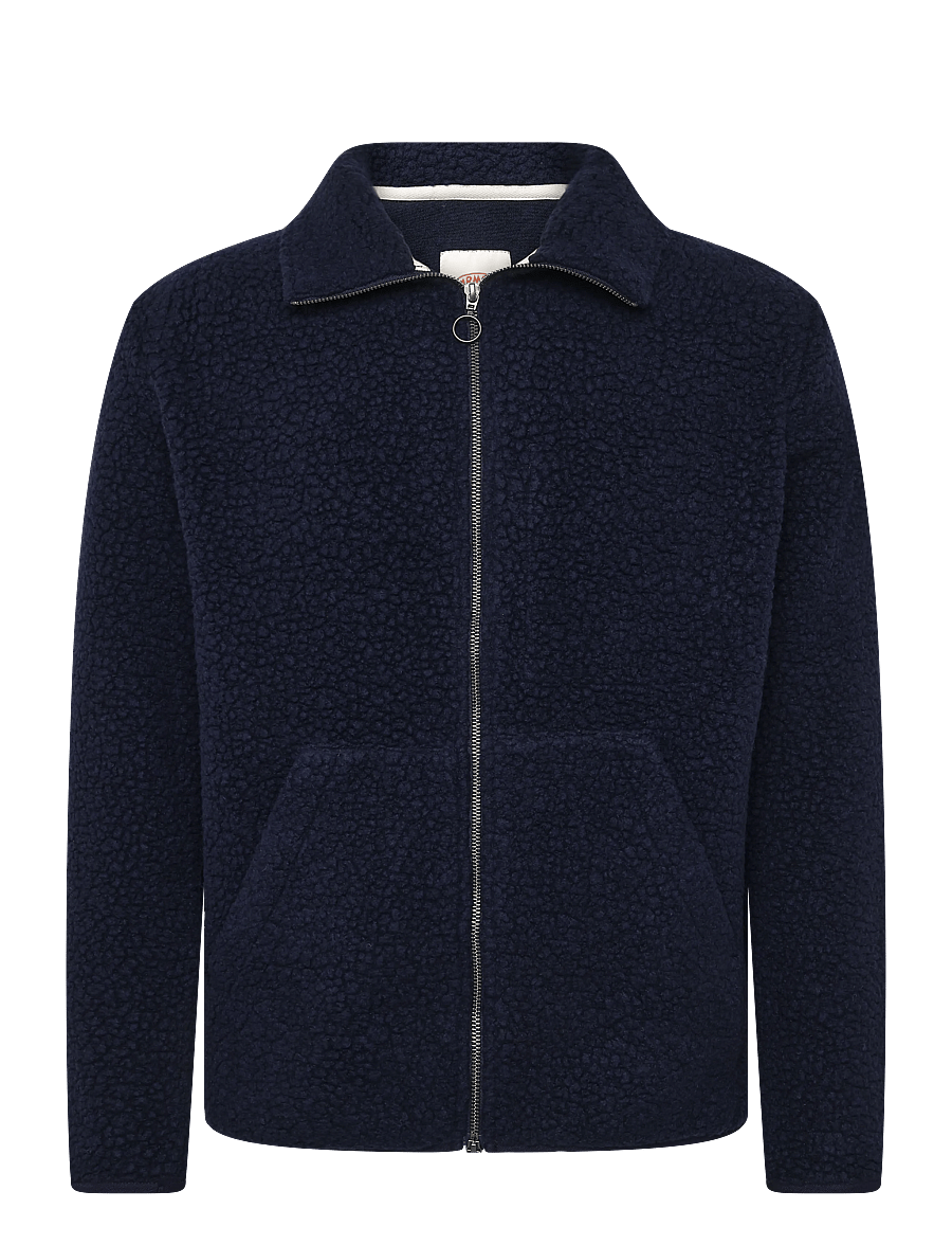 Armor Lux - Sherpa Zip-up Jacket - winterjacken - navire - 1