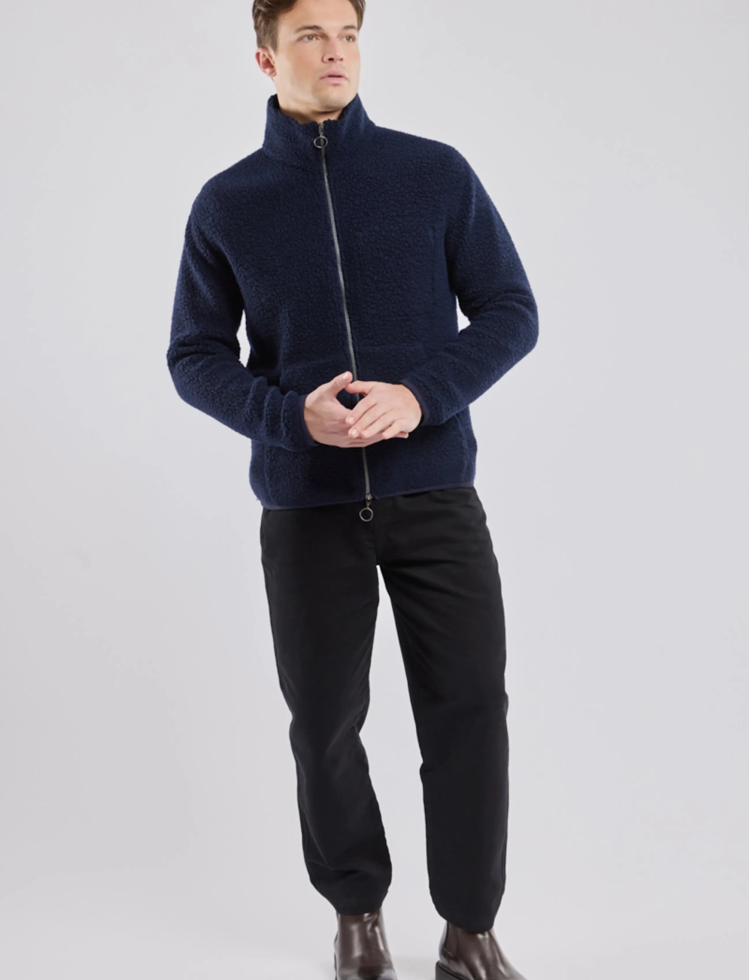Armor Lux Sherpa Zip-Up Jacket jackor herr – bild 5
