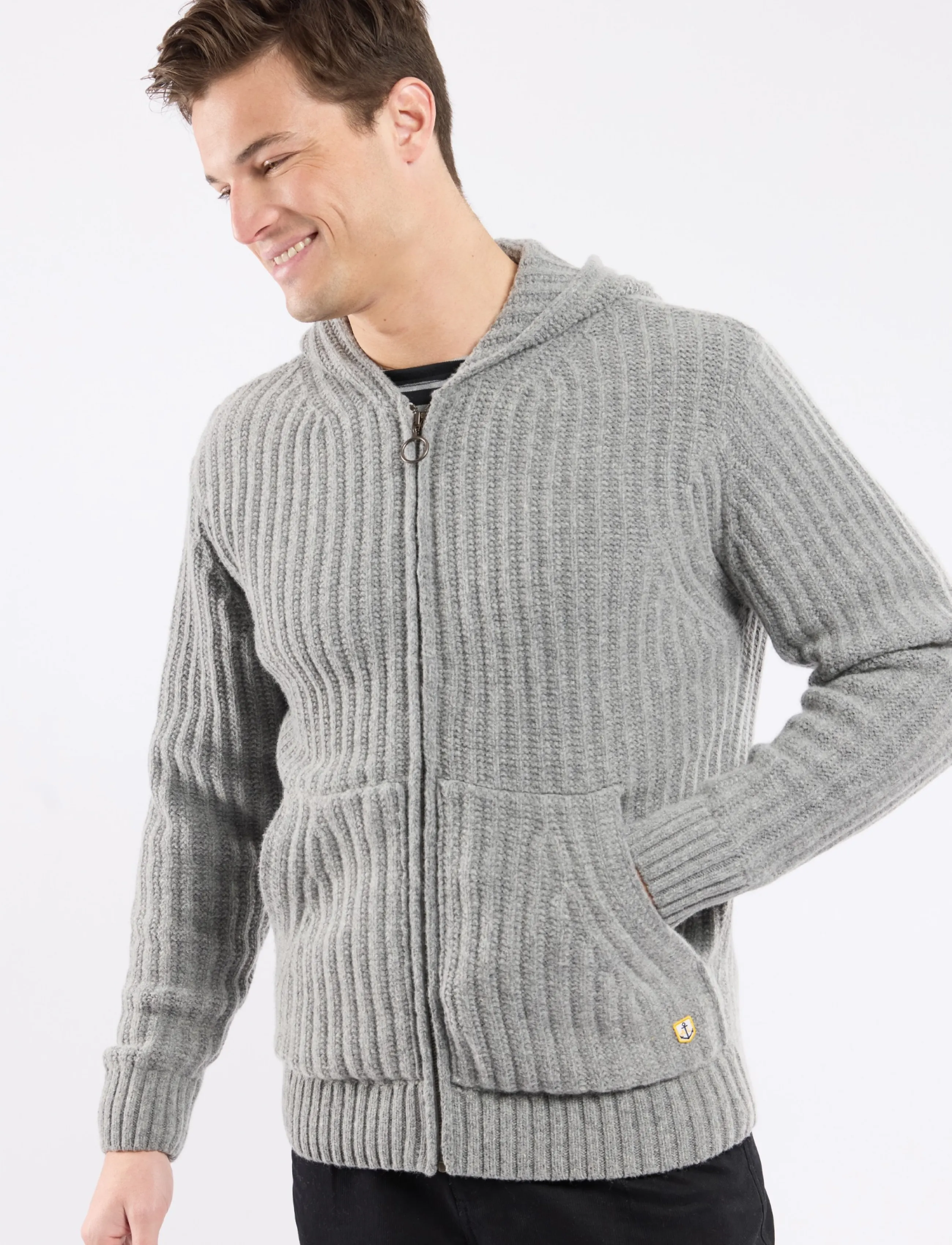 Armor Lux - Hooded Zip-up Vest - slate - 3