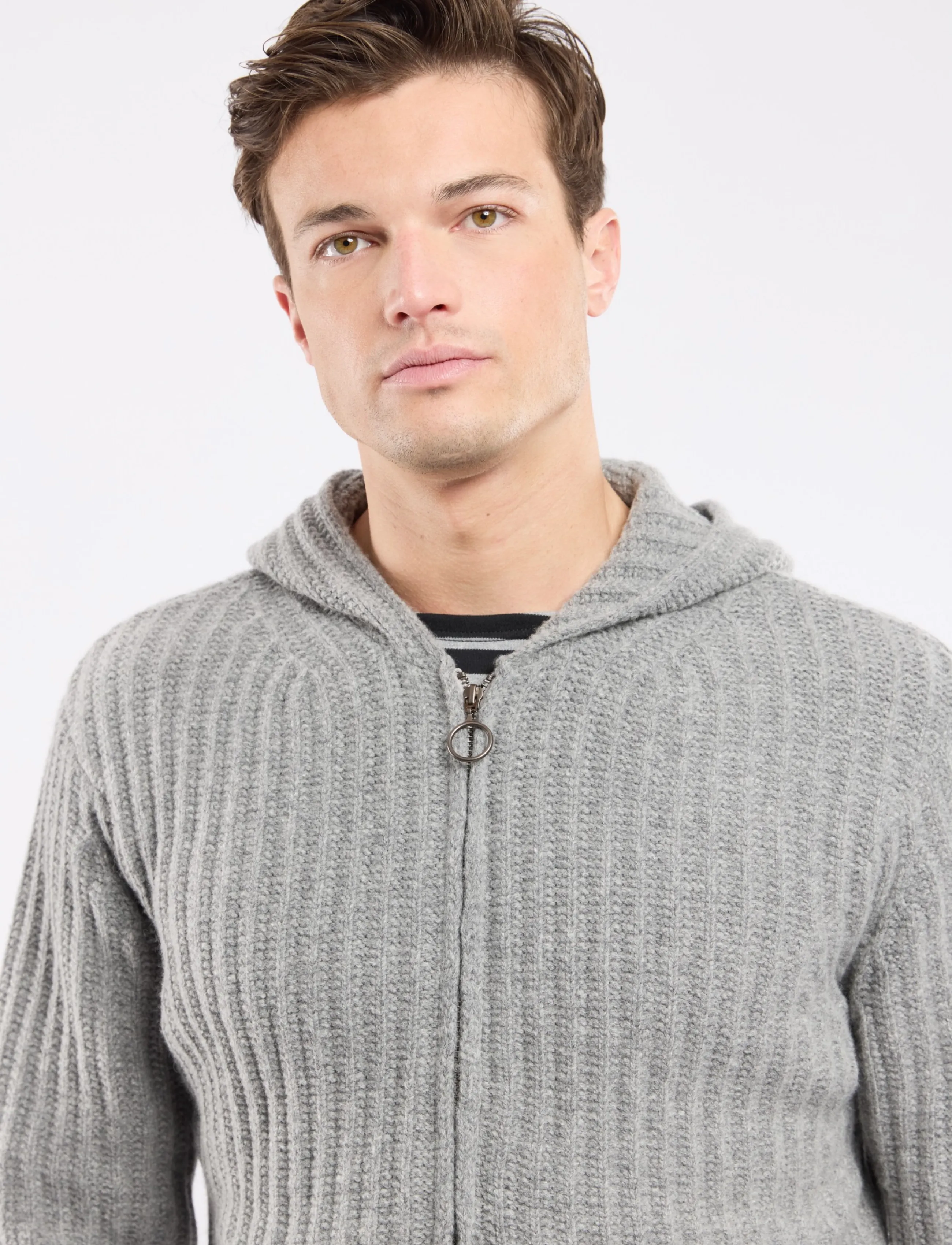 Armor Lux - Hooded Zip-up Vest - slate - 4