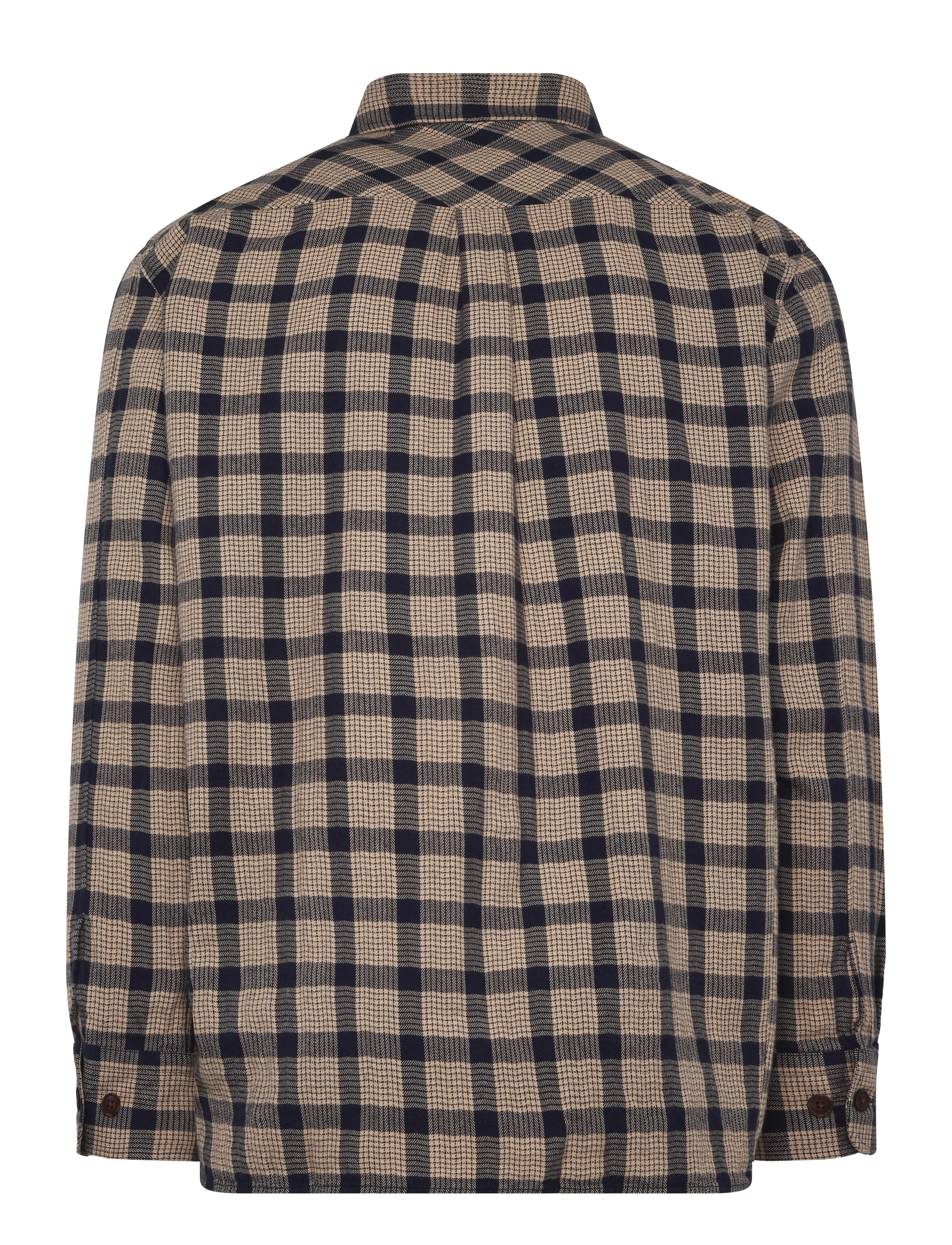 Armor Lux - Flannel Overshirt - carreaux beige/navire - 2