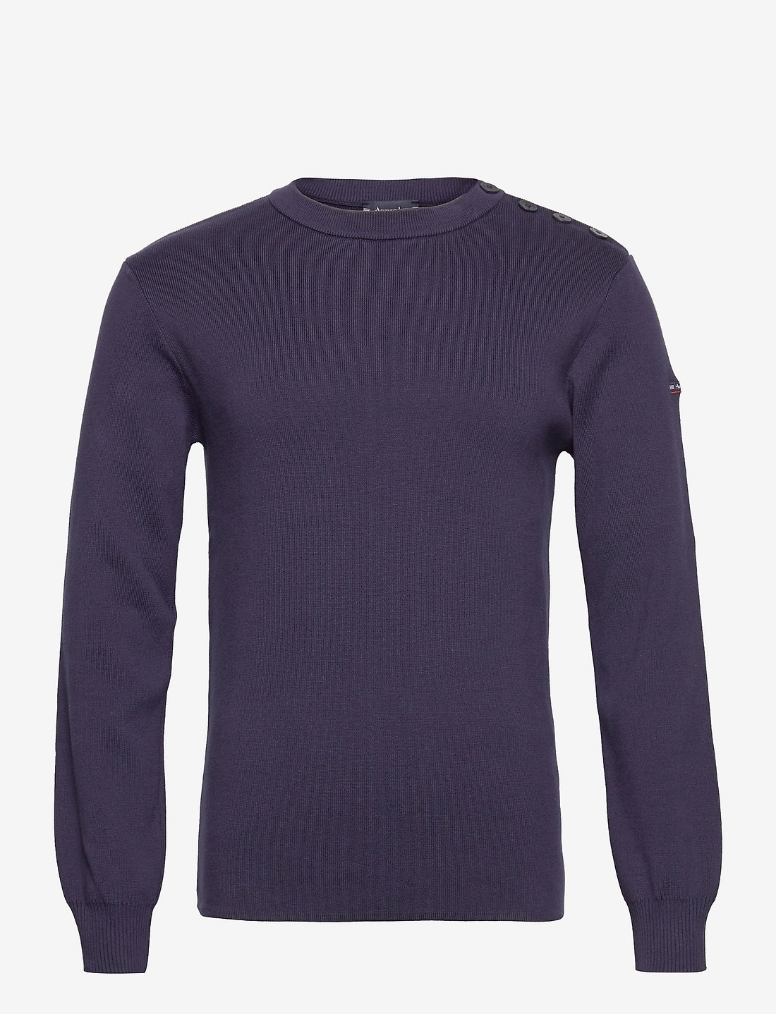 Armor Lux - Striped Mariner Sweater "Groix" - rundhalsad - navy - 1