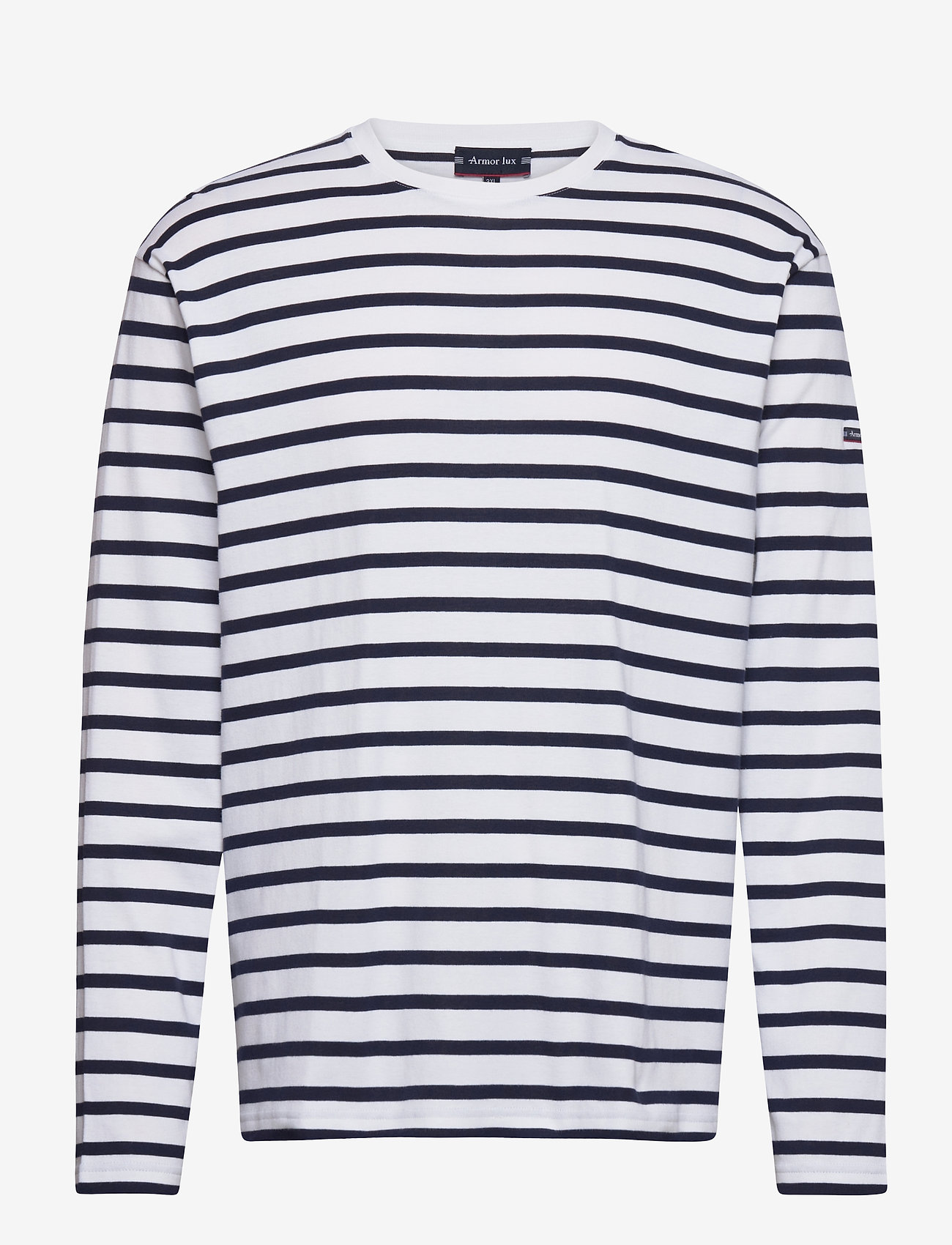 Armor Lux - Breton Striped Shirt "Crozon" - white/navy - 0