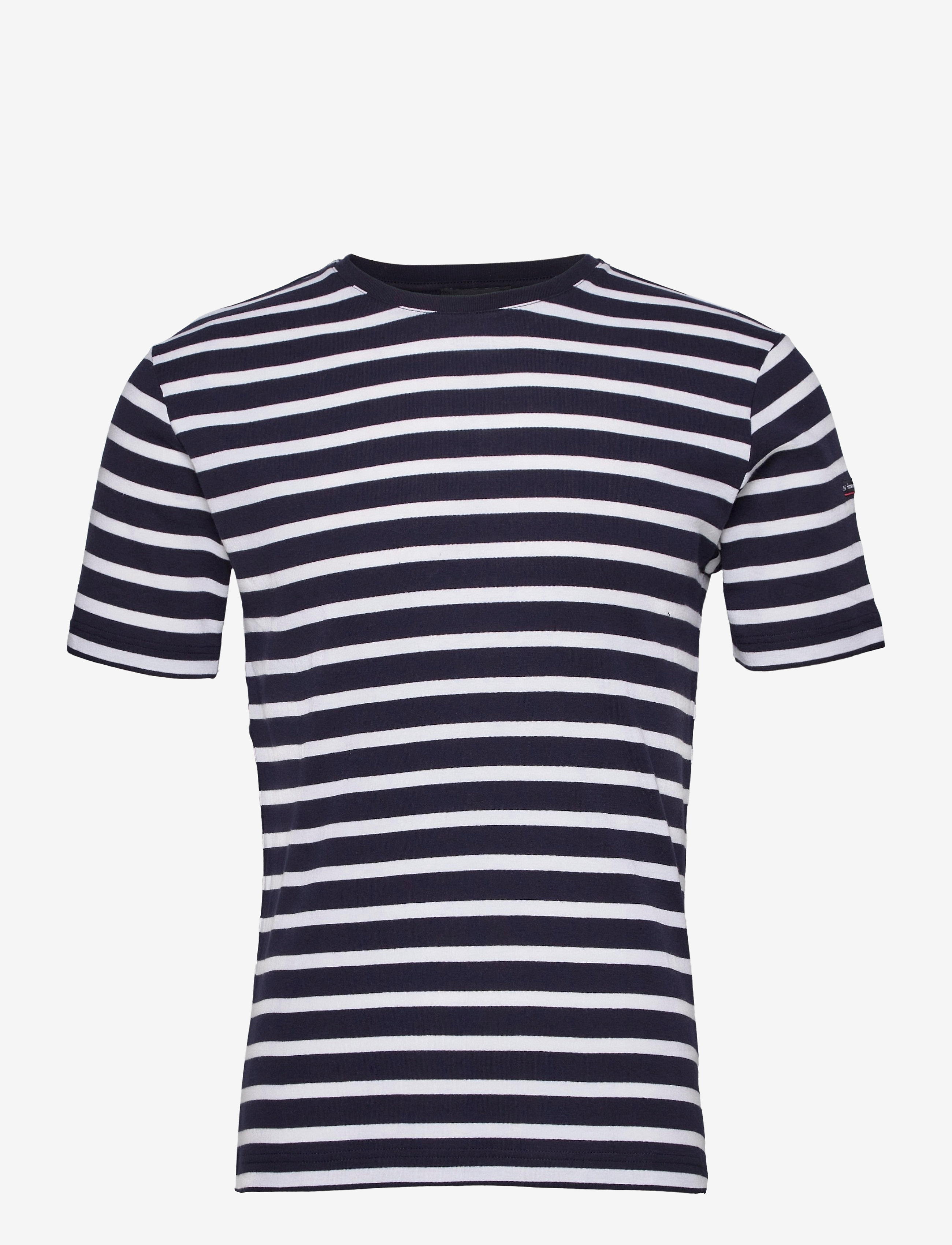 ARMOR LUX Morgat Herren's Gestreift Shirt Blau - L - Herren