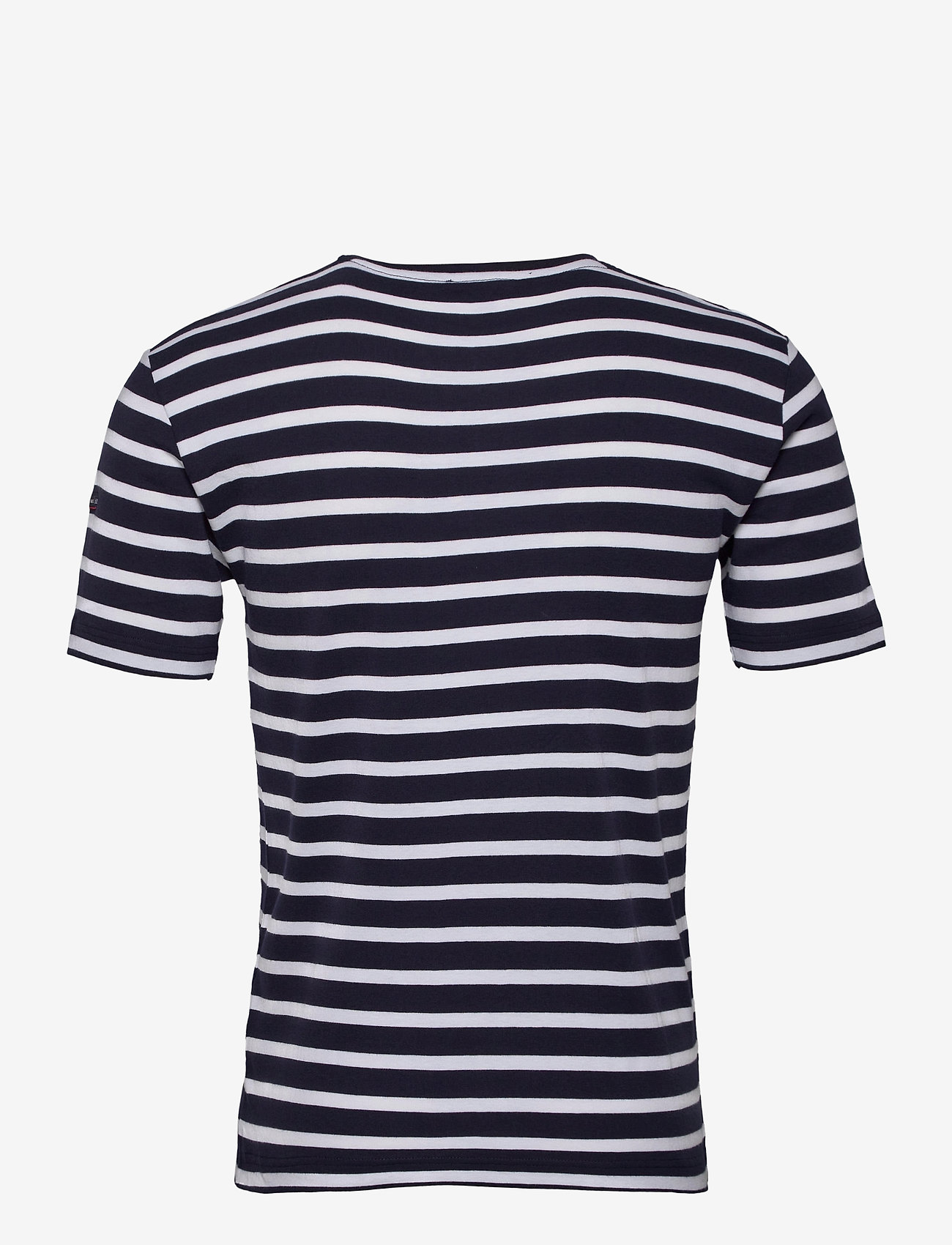 Armor Lux - Morgat Men's Striped Shirt - t-shirts - navy/white - 2