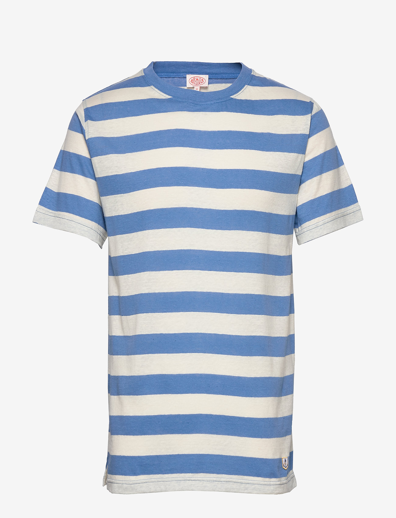Armor Lux - Striped T-Shirt Héritage - lapis/nature - 0