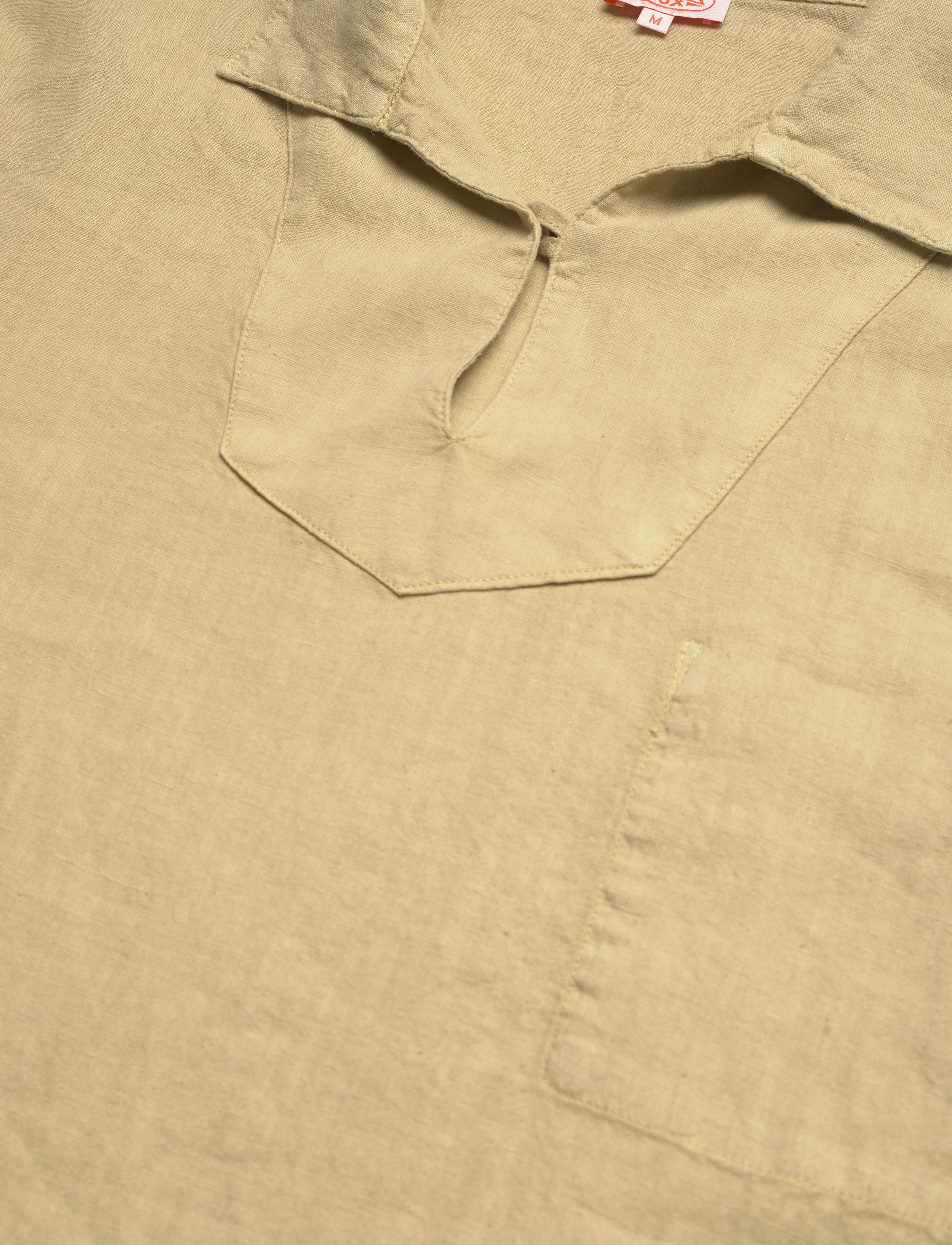 Armor Lux - Heritage Linen Smock - hørskjorter - pale olive - 5