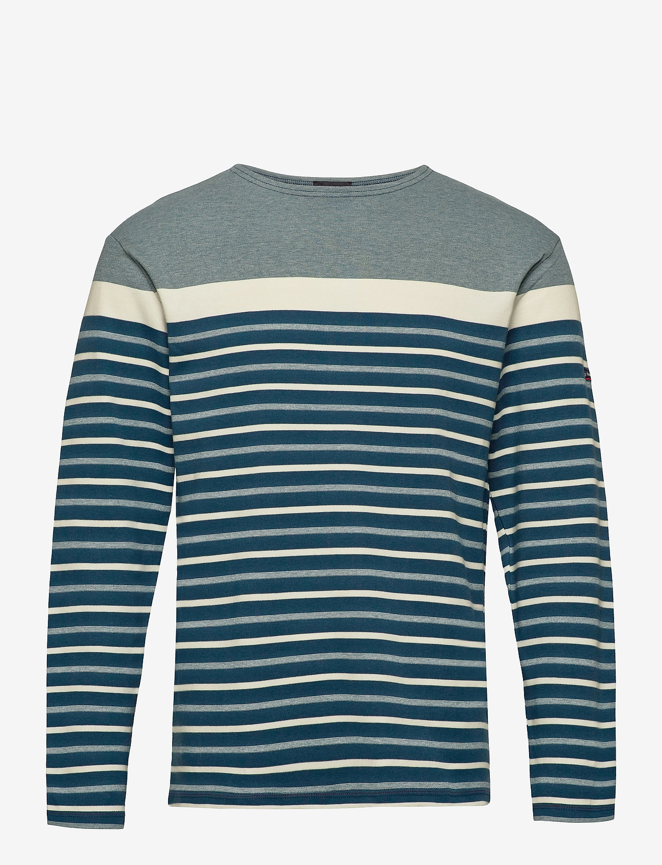 Armor Lux - Breton Shirt "Barney" - stewart/milk - 0