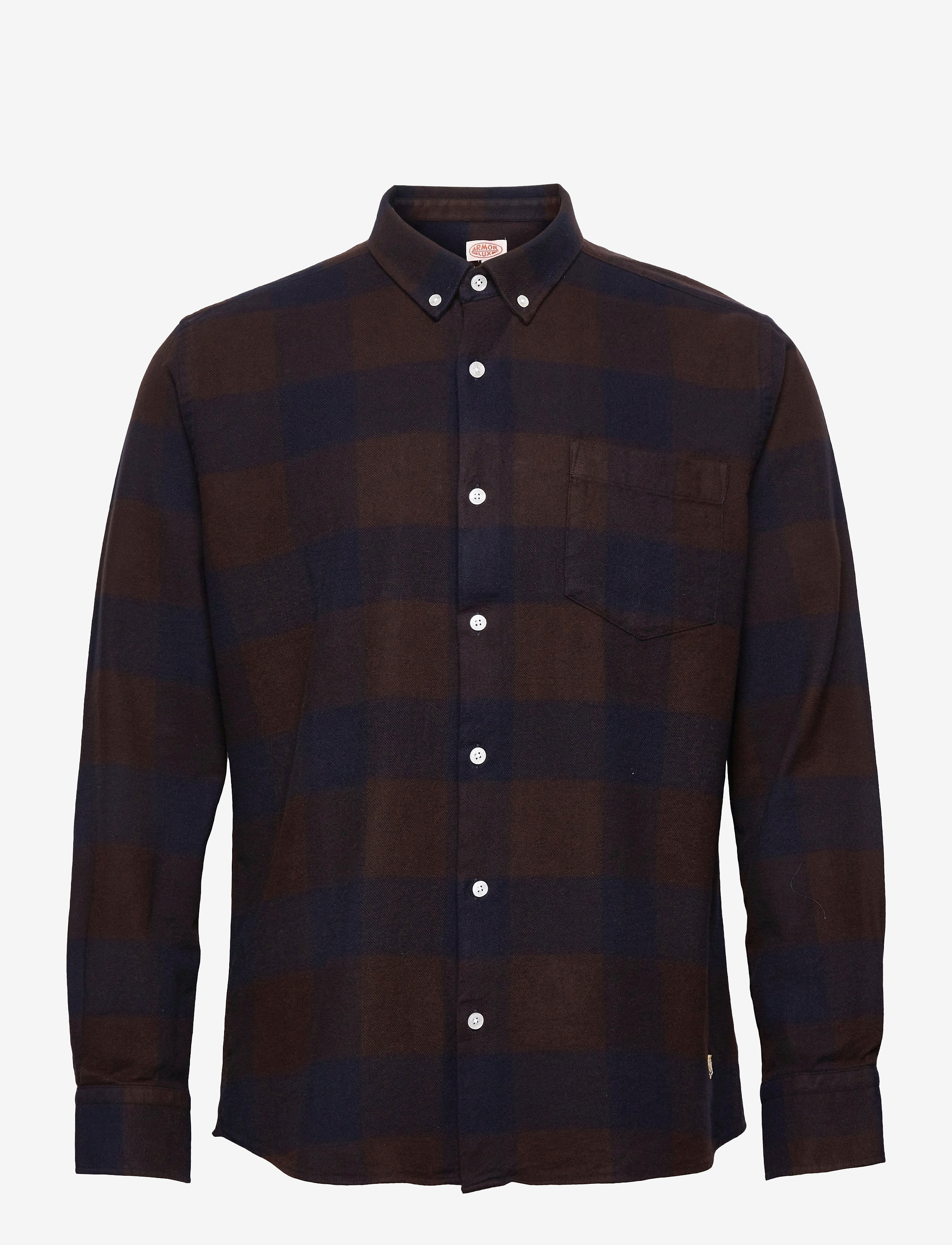 CHECKERED SIENNE/NAVIRE