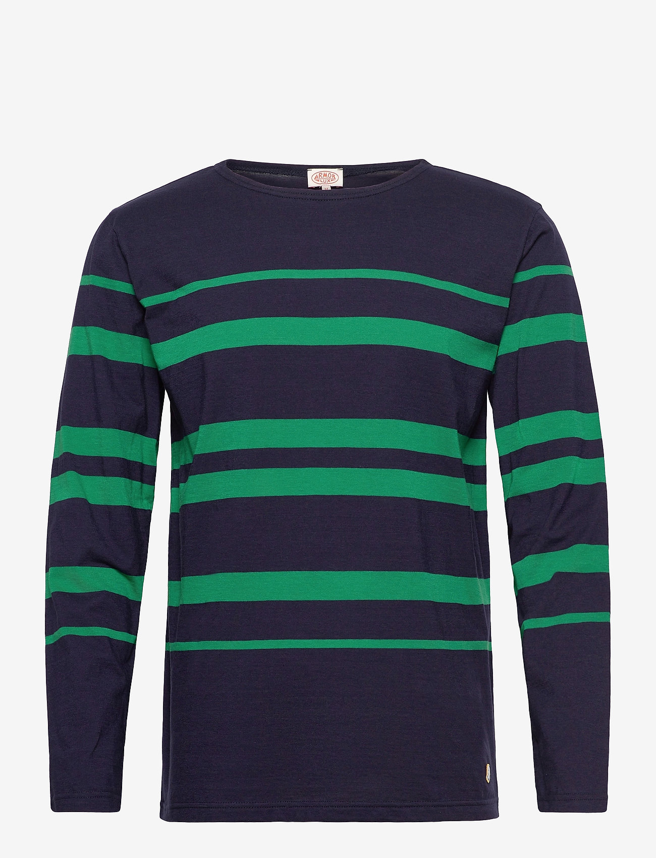 Armor Lux - Striped Breton Shirt Héritage - navy/green - 0