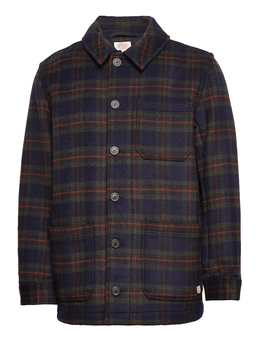 Armor Lux - Jacket Héritage - frühlingsjacken - navy/sherwood/tajine - 1